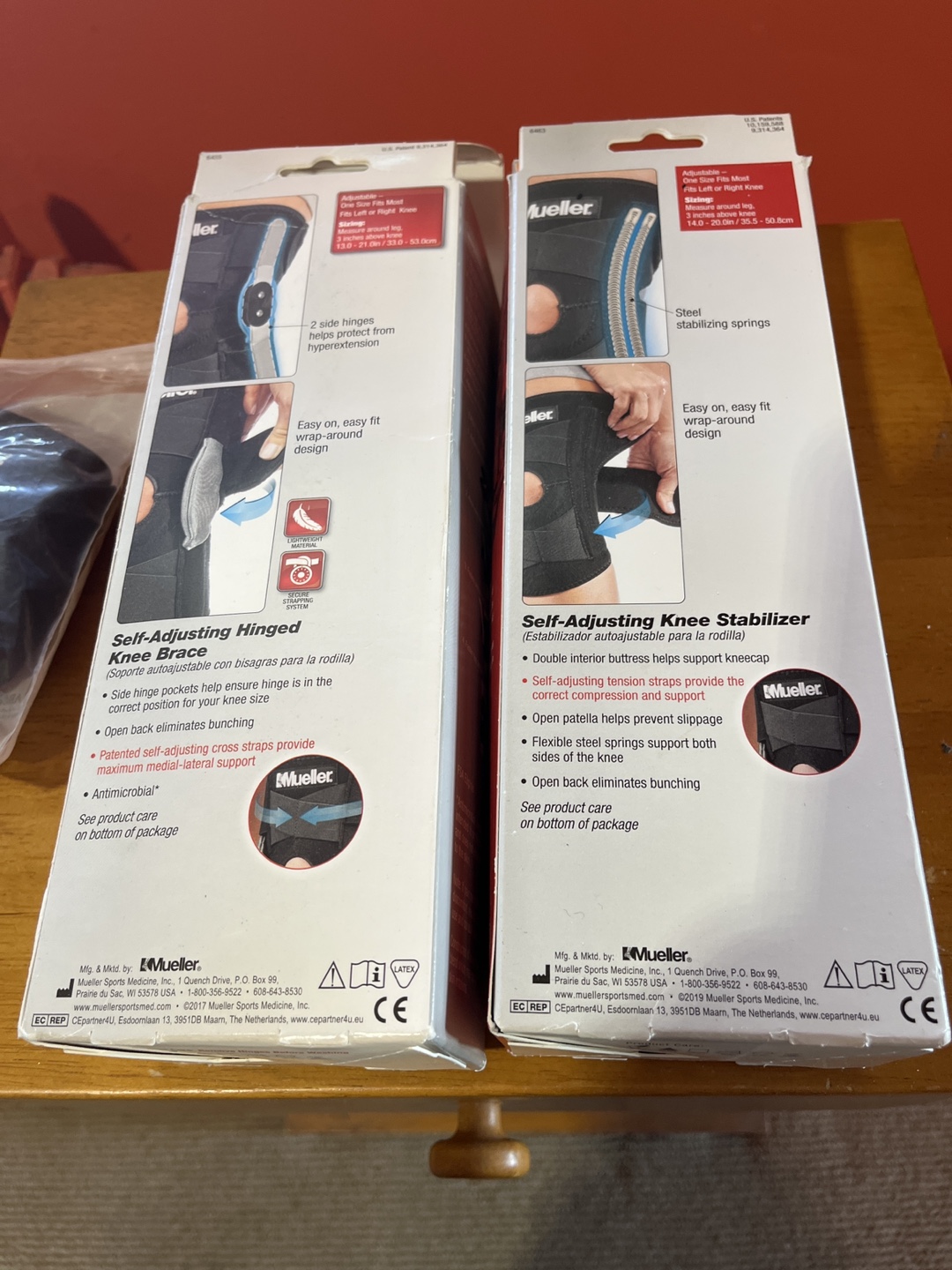 Mueller Knee Brace & HiRui Wrist Brace - New - photo 5