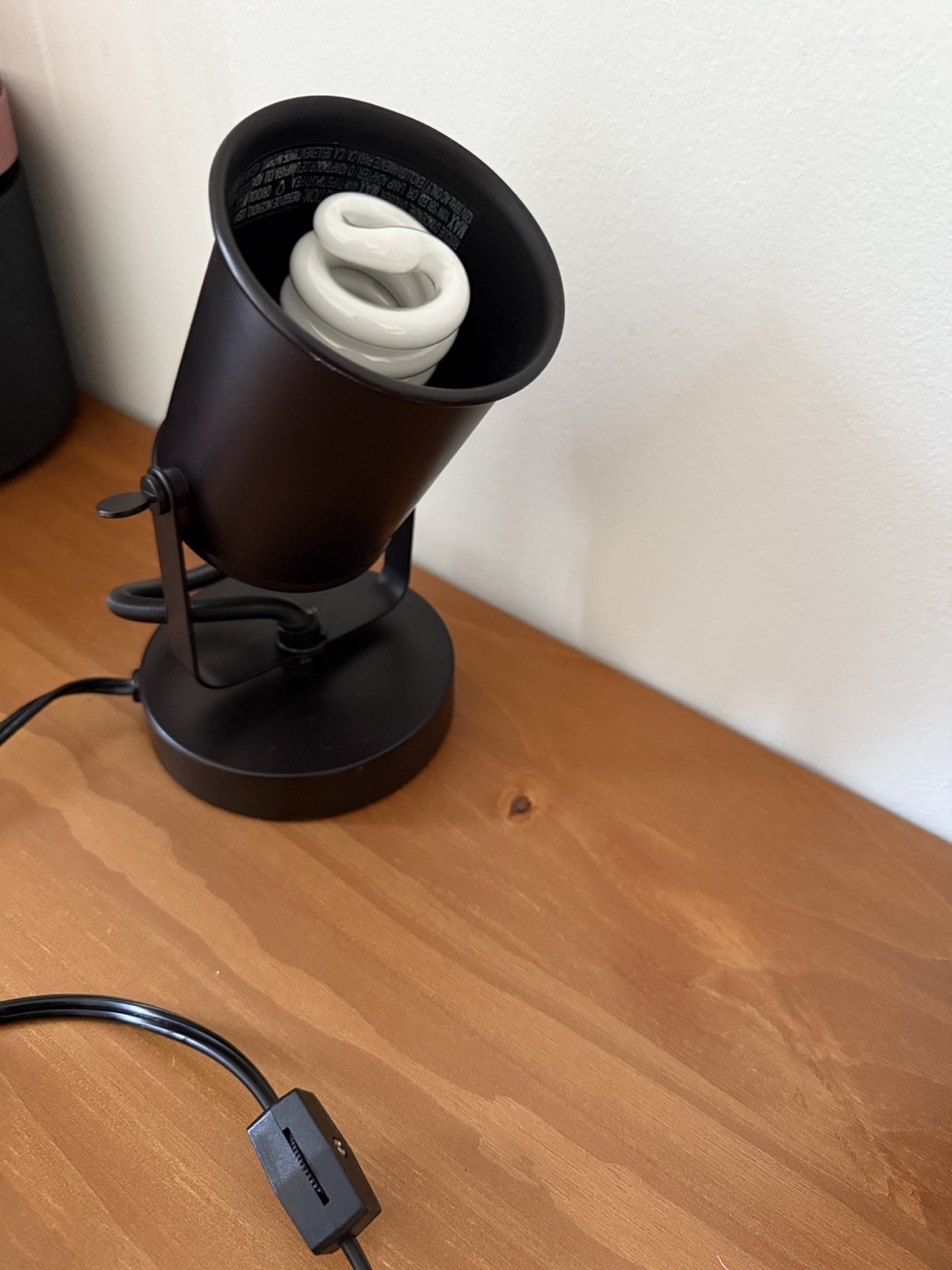 Black Metal Lamp desk/wall - photo 3