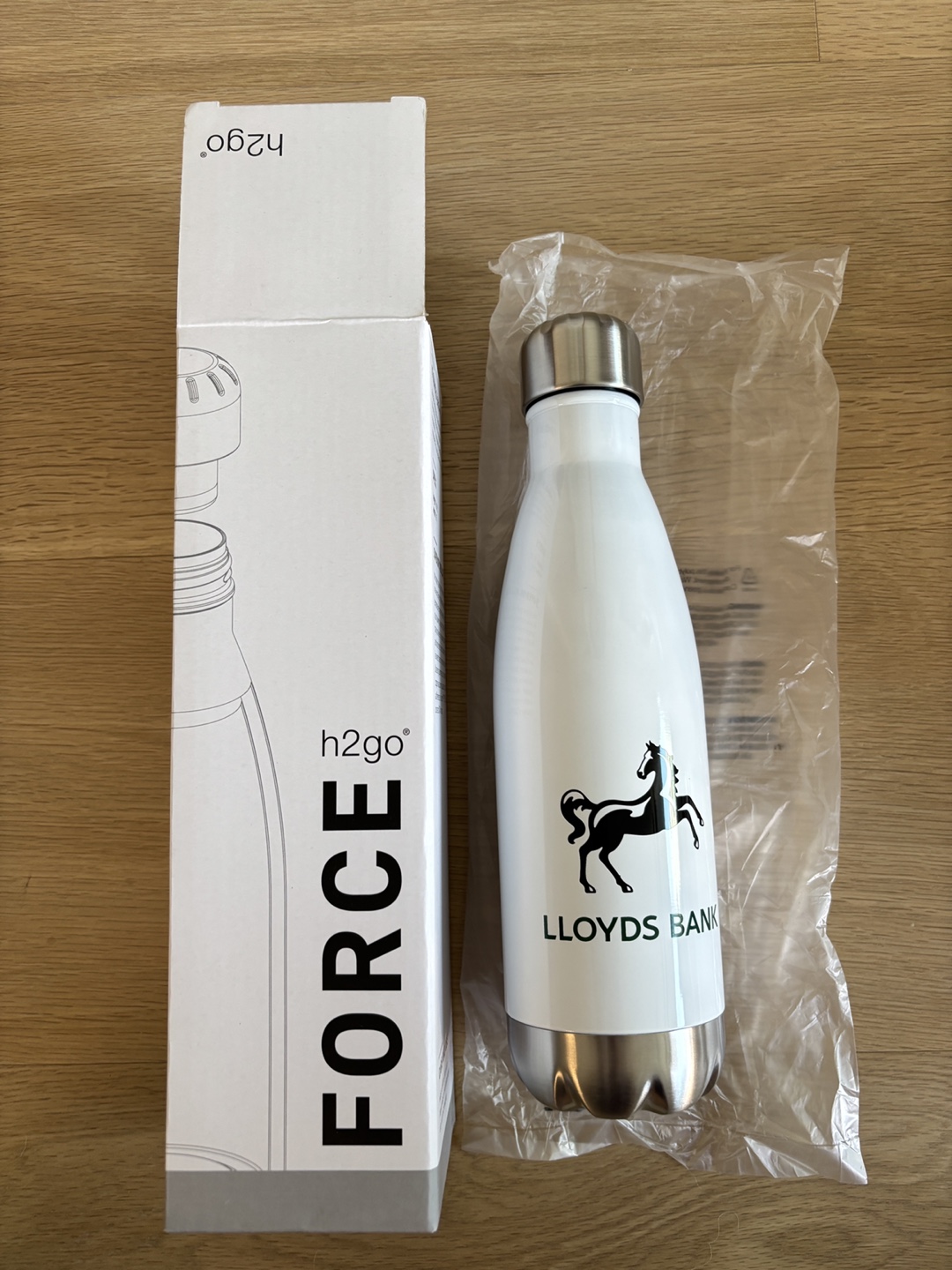 h2go Force Lloyds Bank Water Bottle - New in Box!