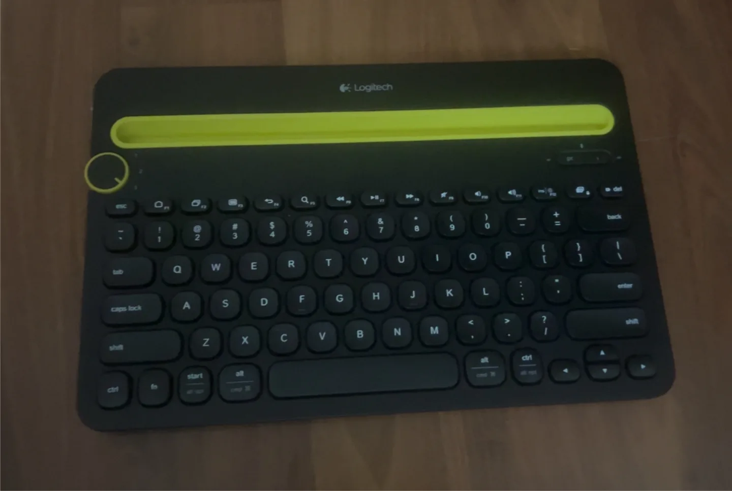 Logitech Keyboard - Black with Yellow Accent thumbnail