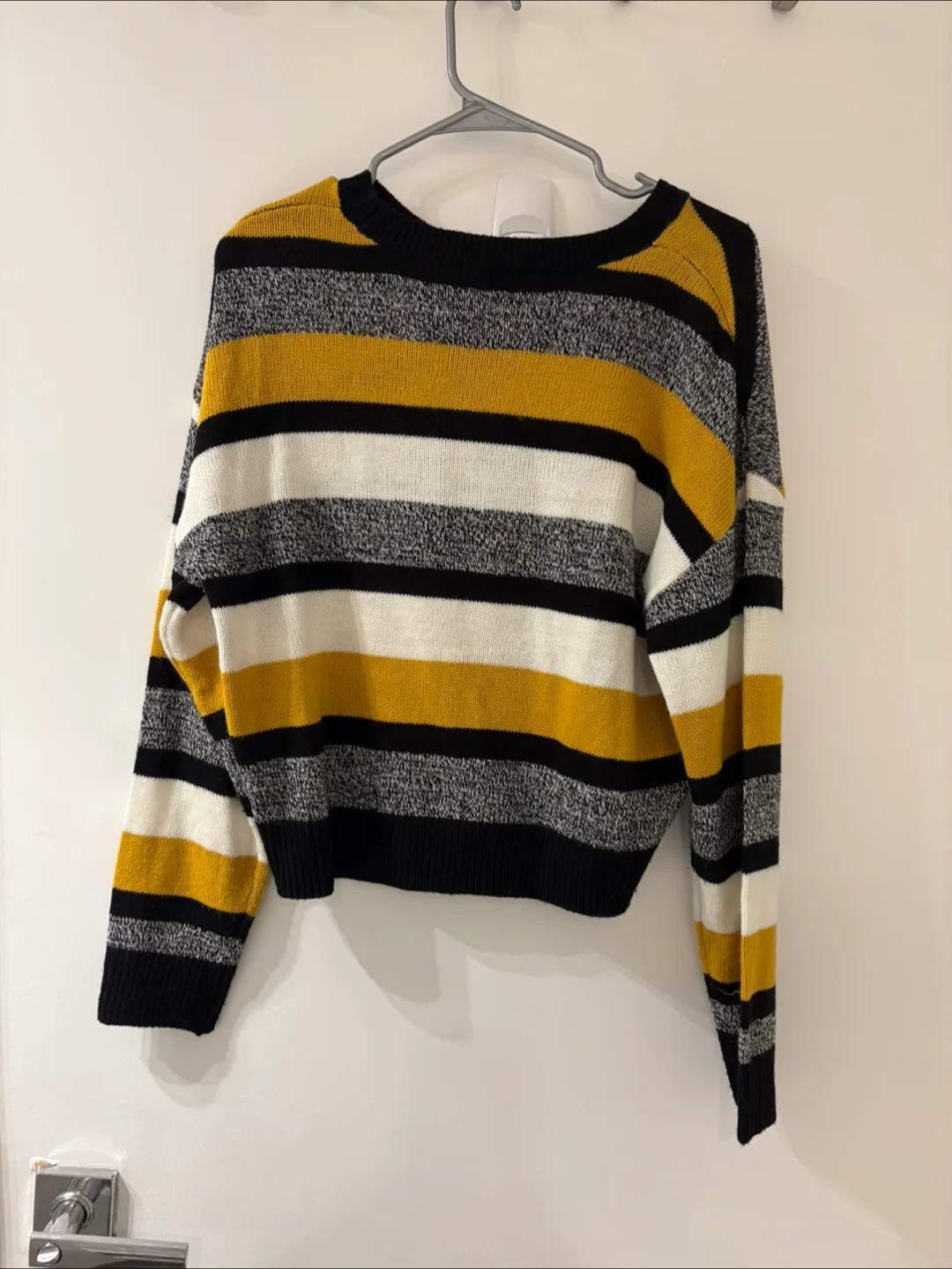 H&M Divided Striped Sweater - Size M thumbnail