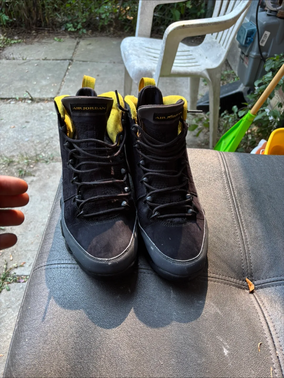 Air Jordan 9 Retro Black/Citrus image indicator(2)