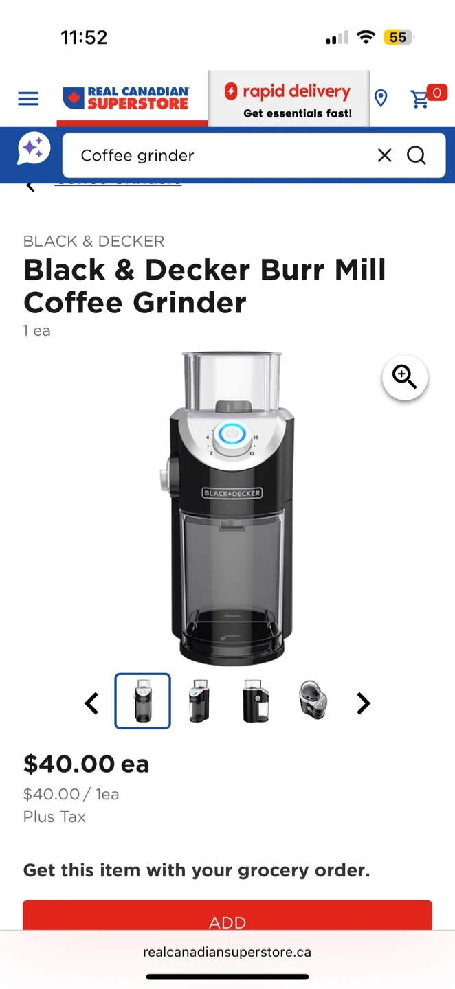 Burr Mill Coffee grinder image indicator(2)