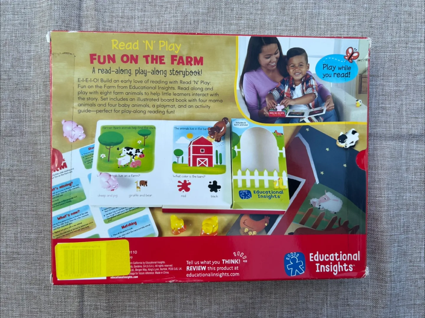 Read 'N Play Fun on the Farm Book & Animals image indicator(2)