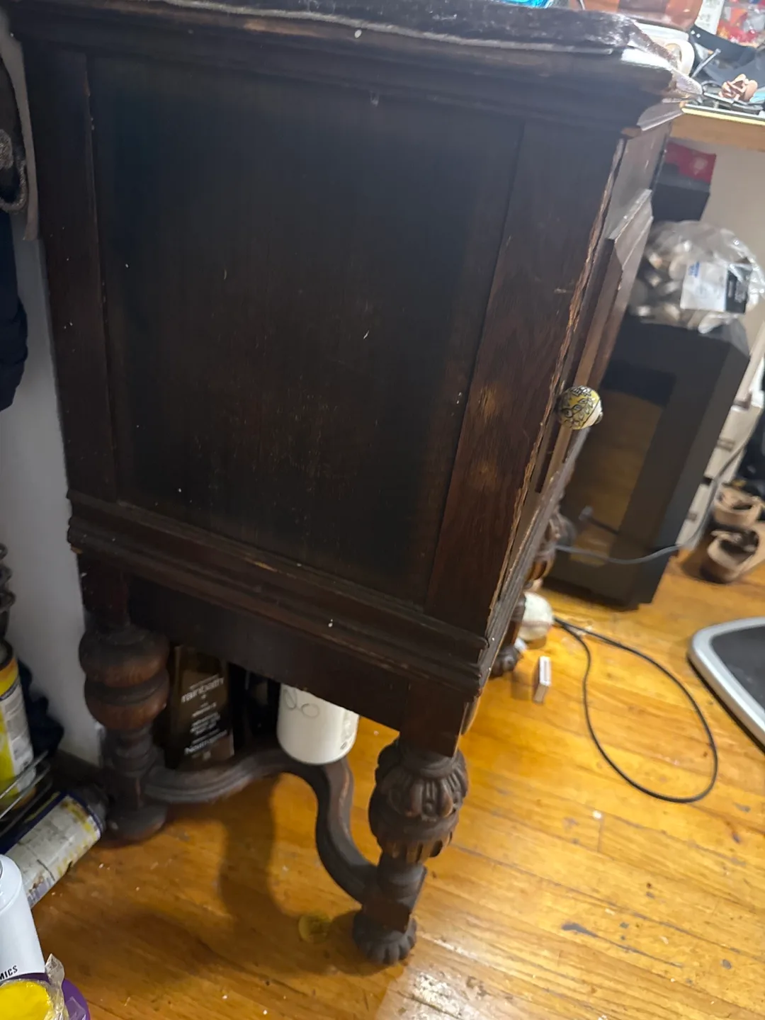 Very Antique Wooden Cabinet image indicator(6)