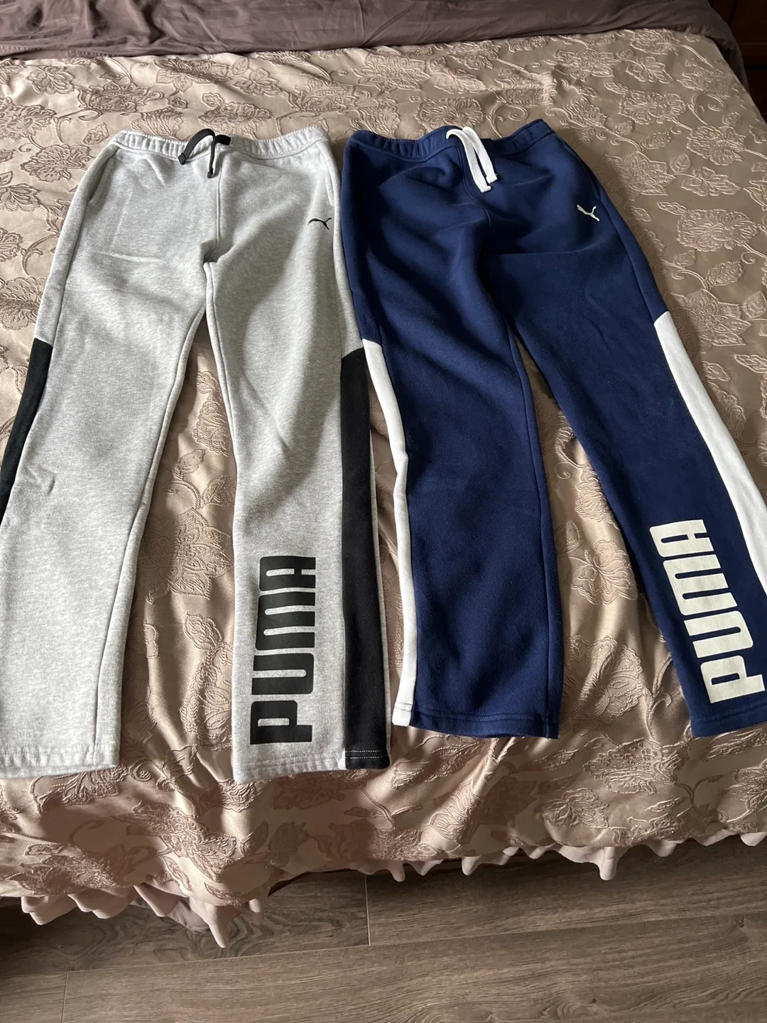 Puma Track Pants - Grey and Blue thumbnail