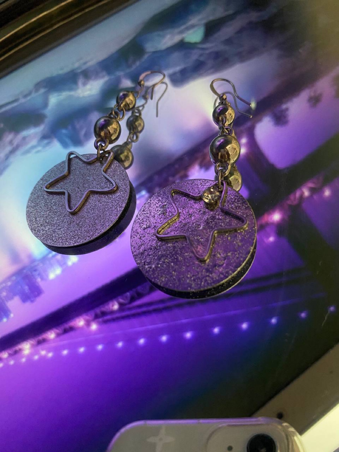 Star Dangle Earrings