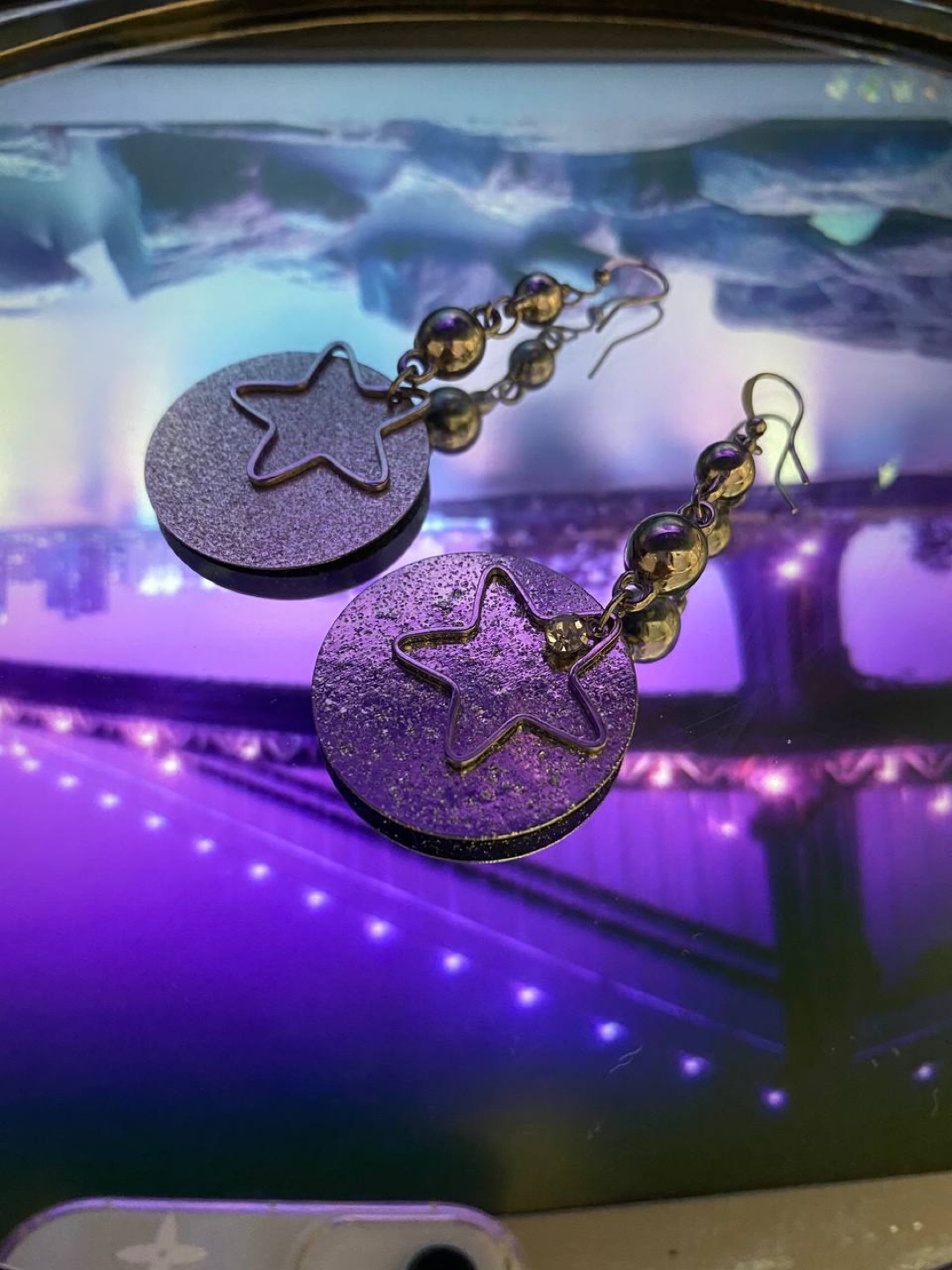 Star Dangle Earrings - photo 2