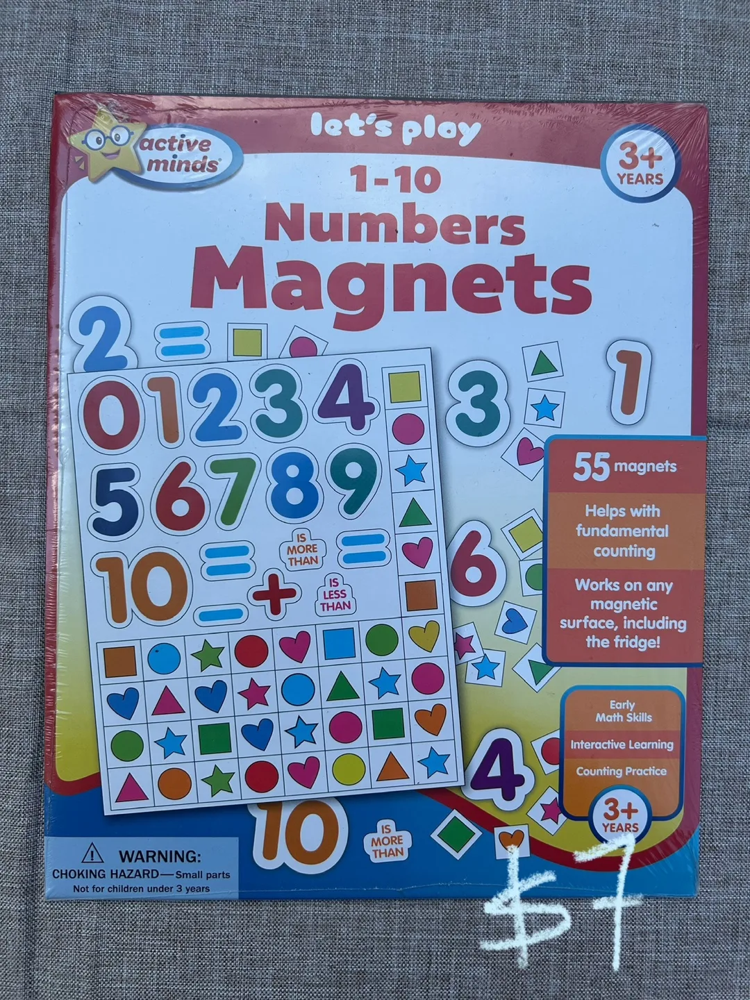 Active Minds 1-10 Numbers Magnets, New thumbnail