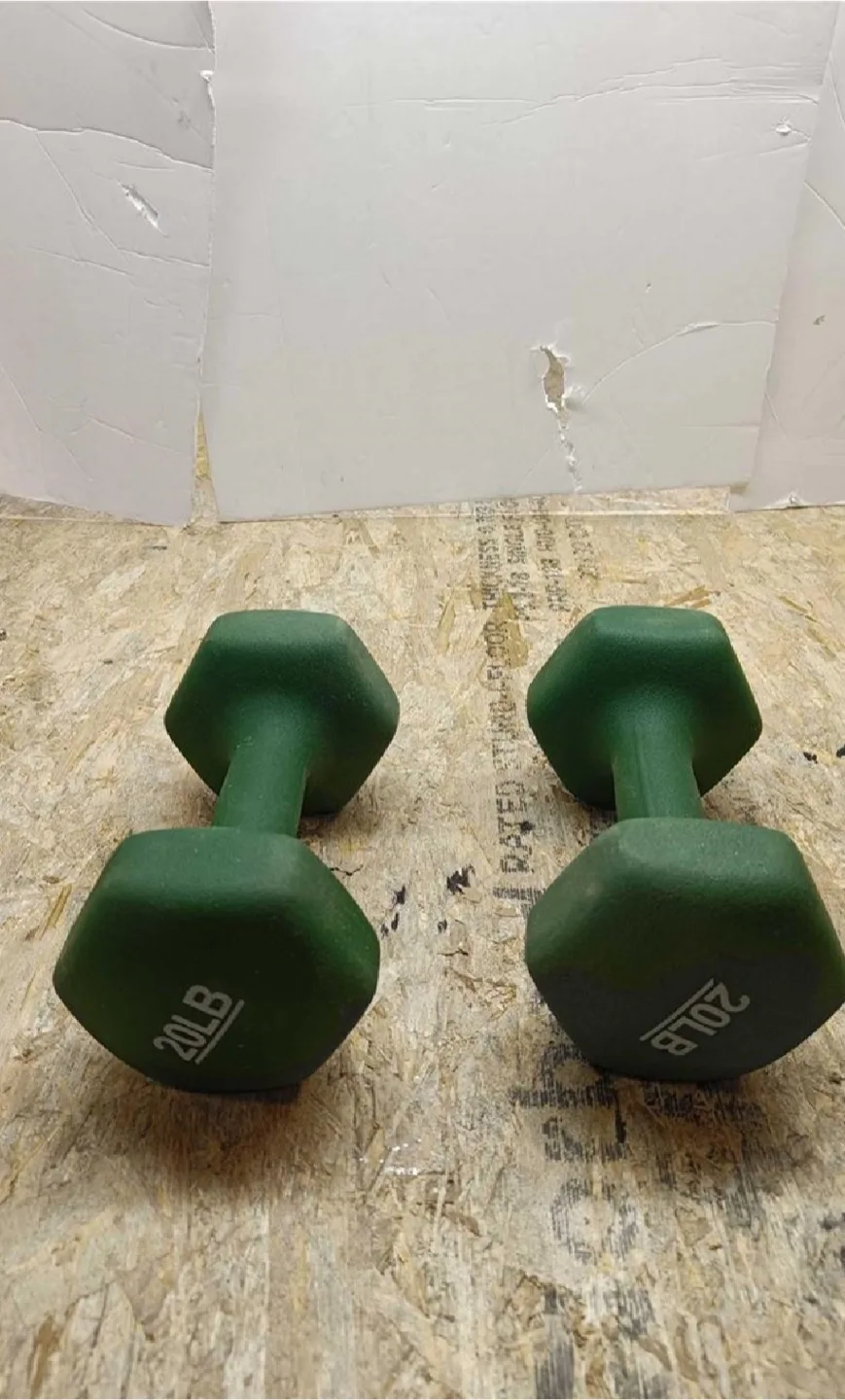 2x 20lb Dumbbells - Green image indicator(2)