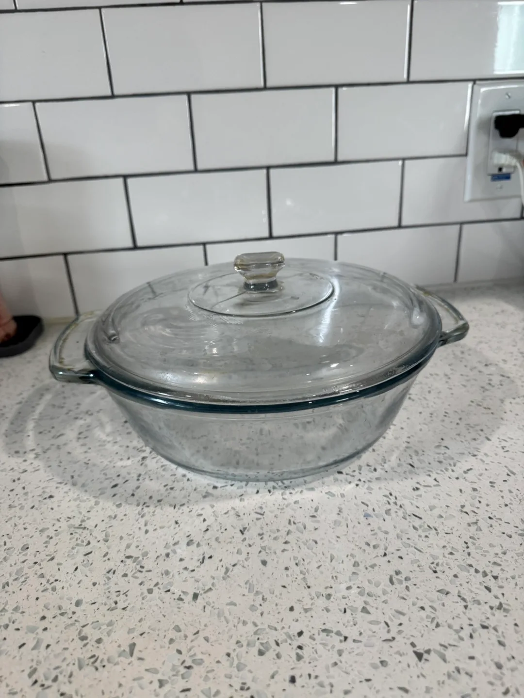 Clear Glass Dish thumbnail