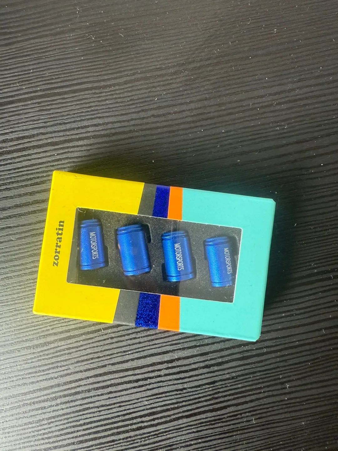 New Zorratin Blue Aluminum Auto Tire Valve Caps thumbnail