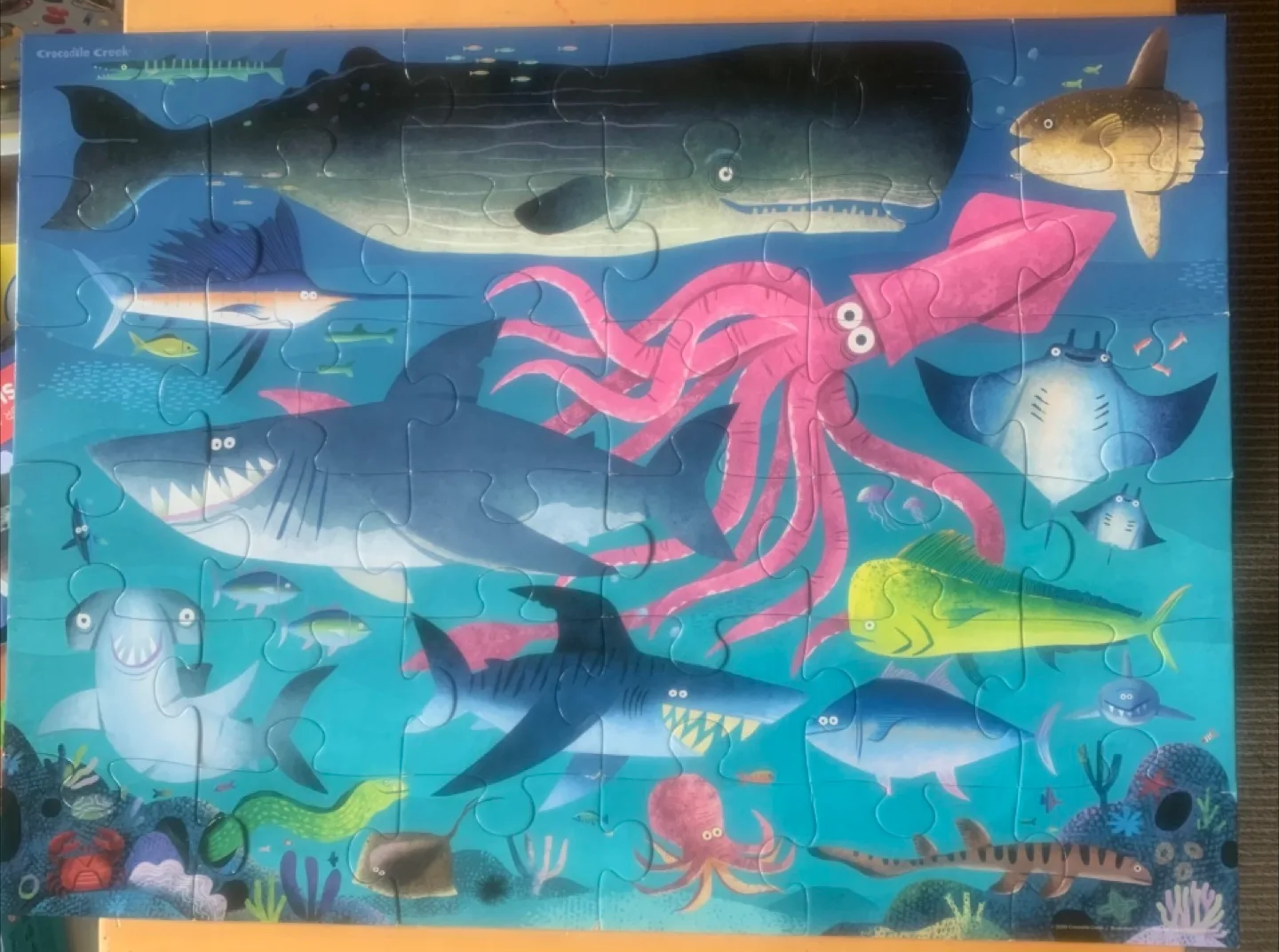 Crocodile Creek Shark Reef 36 Piece Floor Puzzle thumbnail
