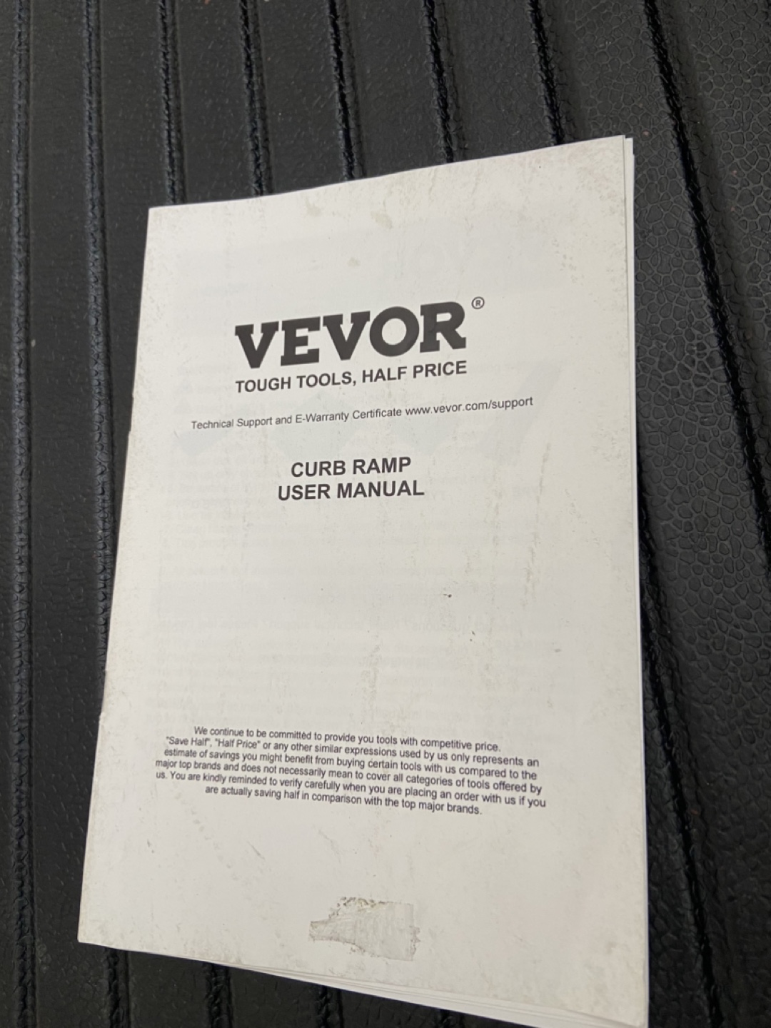 VEVOR Rubber Threshold Ramp, 1.5" Rise, New in Box - photo 3
