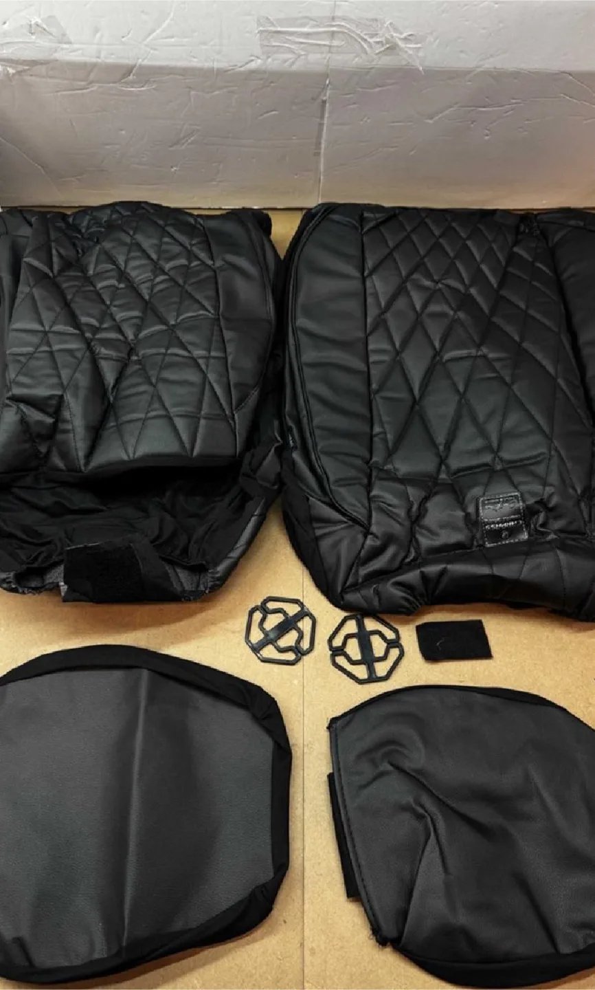 CARPASS Black Car Seat Cover Set image indicator(2)