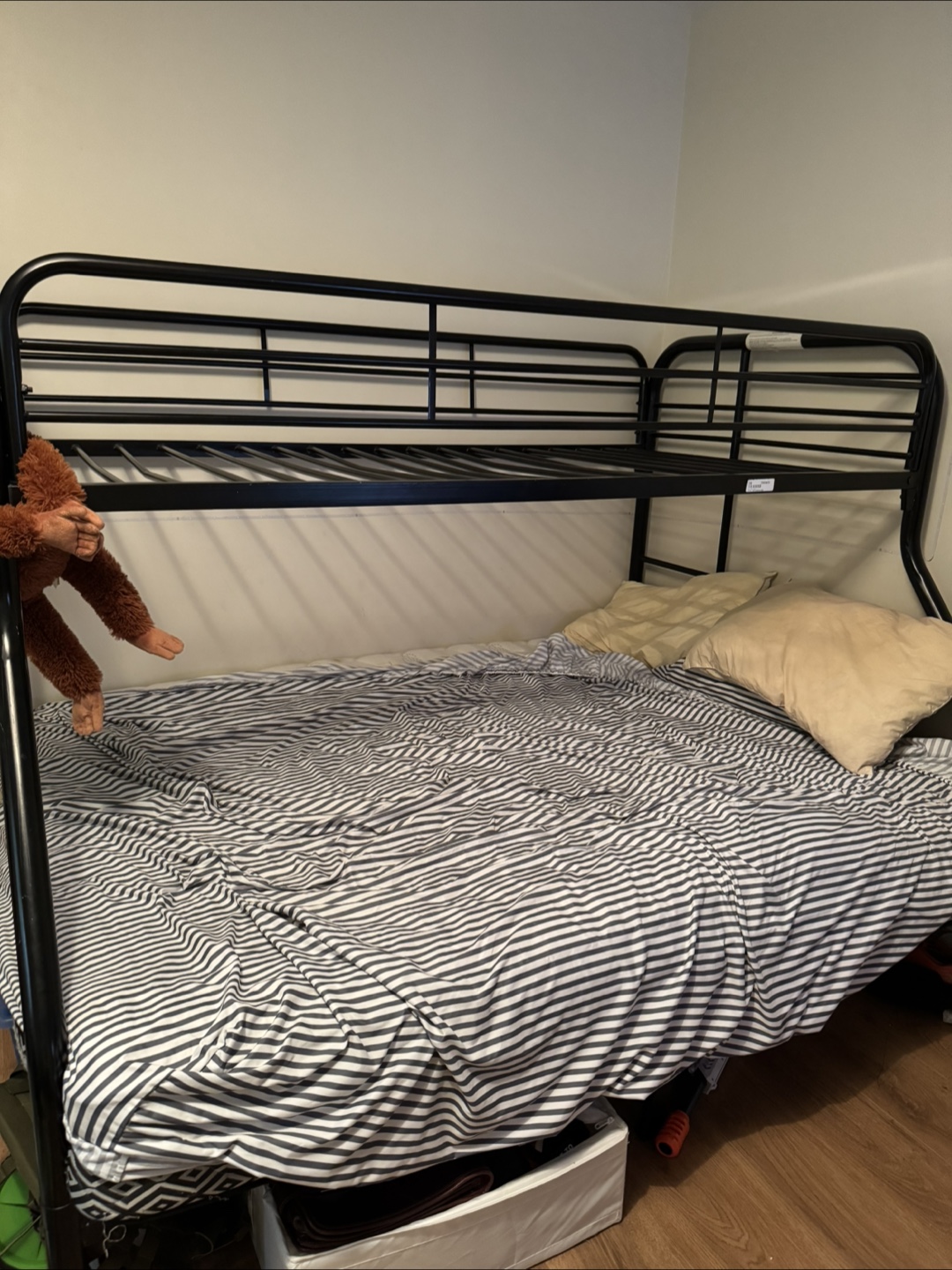 Black Metal Bunk Bed Frame