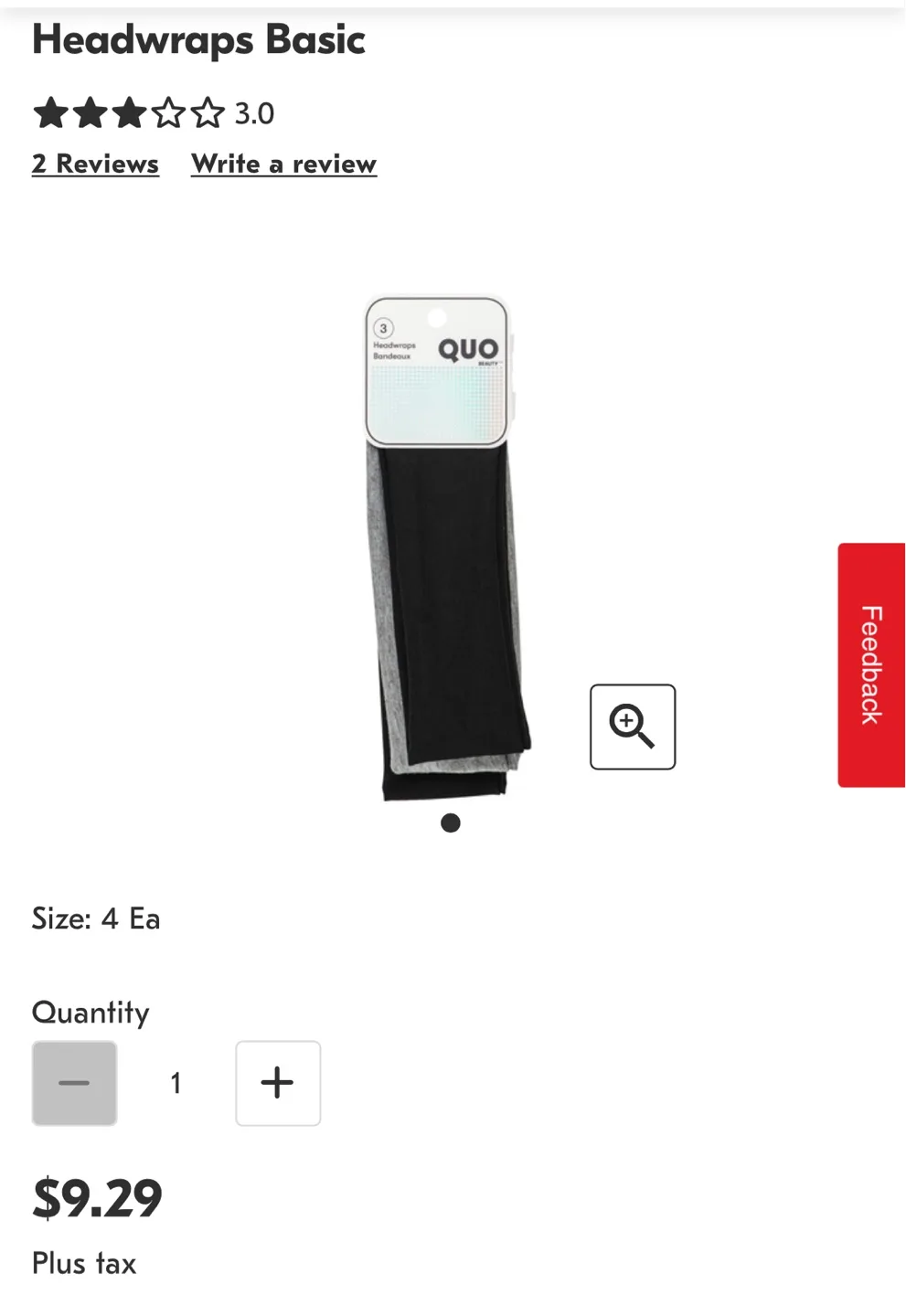 New Quo Beauty Headwraps - 3 Pack image indicator(3)