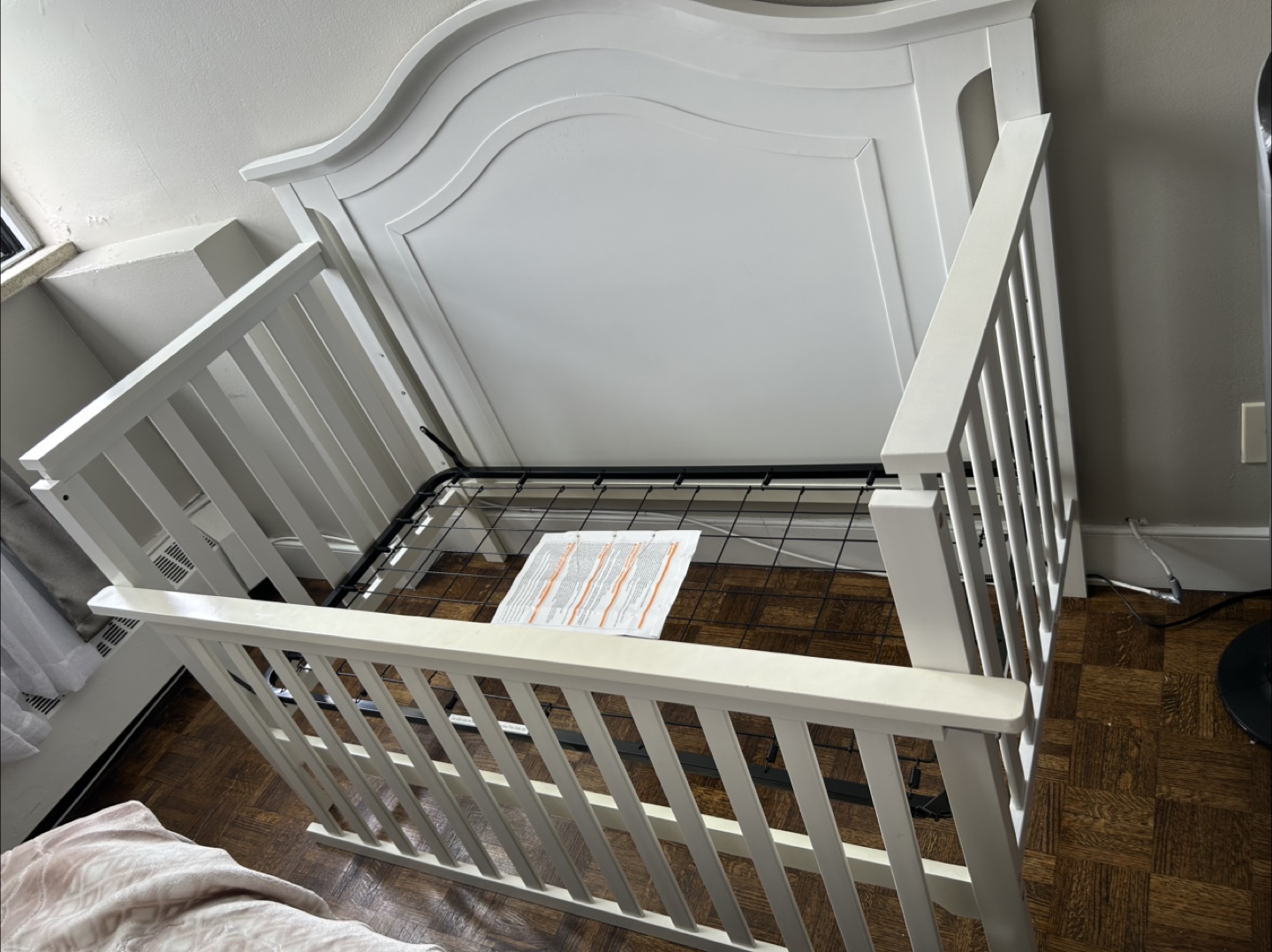 White Baby Crib