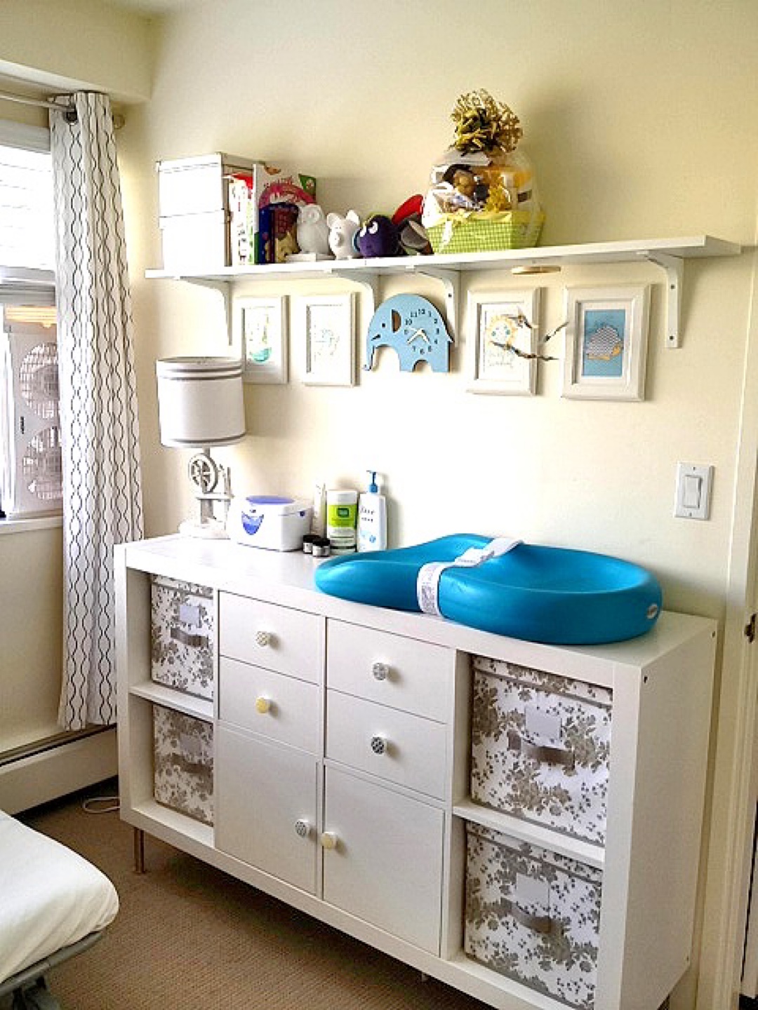 White Changing Table Dresser