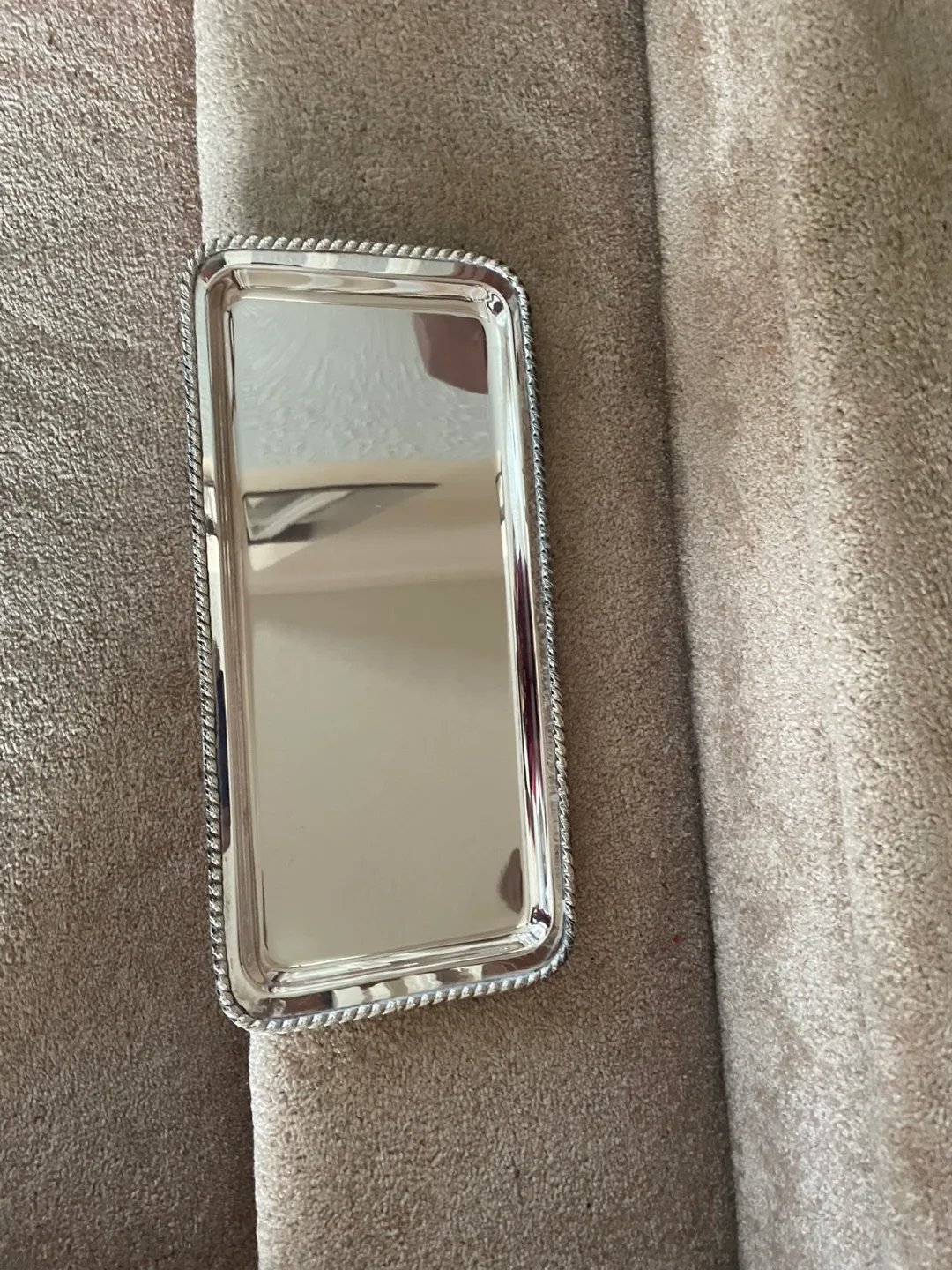 Silver Decorative Tray thumbnail