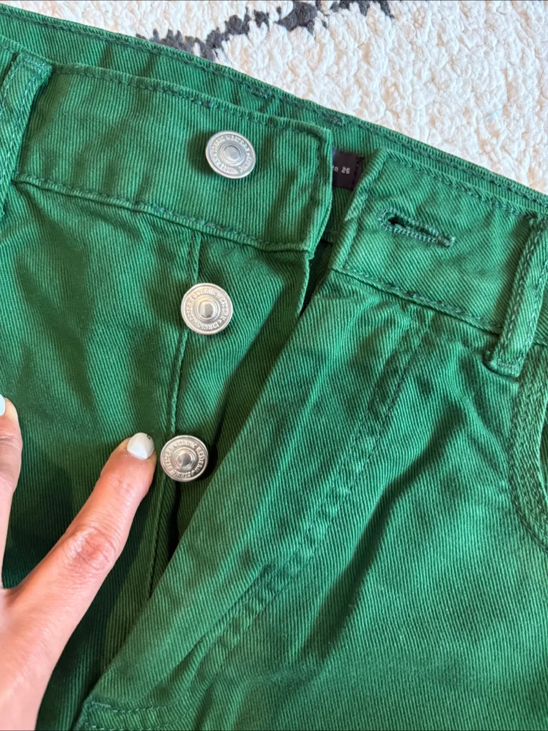 Women’s Green Wide Leg Pants - Size 26 thumbnail