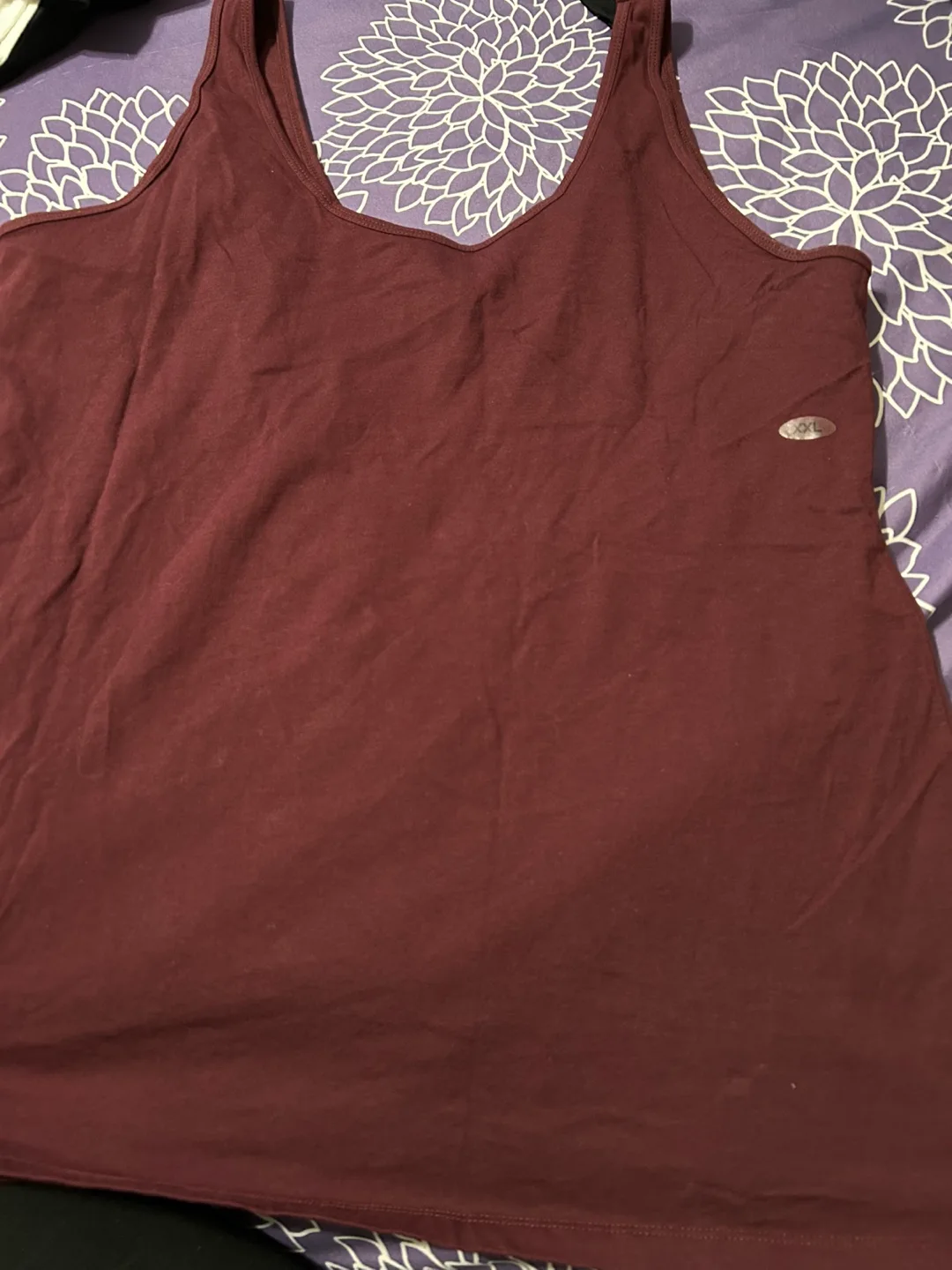 Burgundy Tank Top - XXL thumbnail