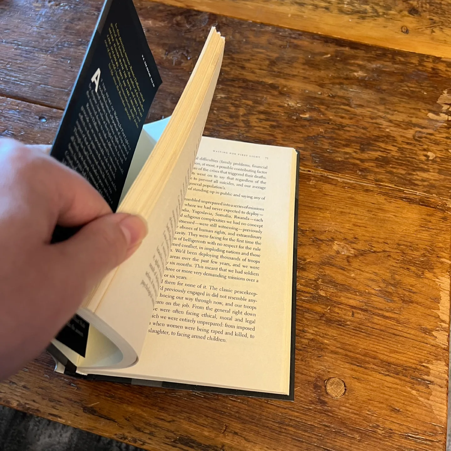 Waiting For First Light; Hardcover image indicator(3)