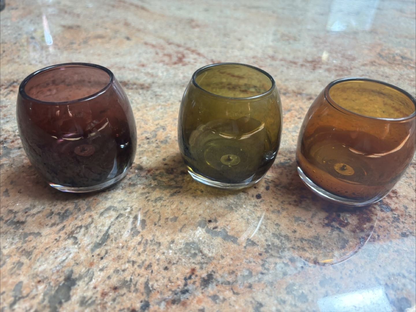 Set of 3 Decorative candle holders