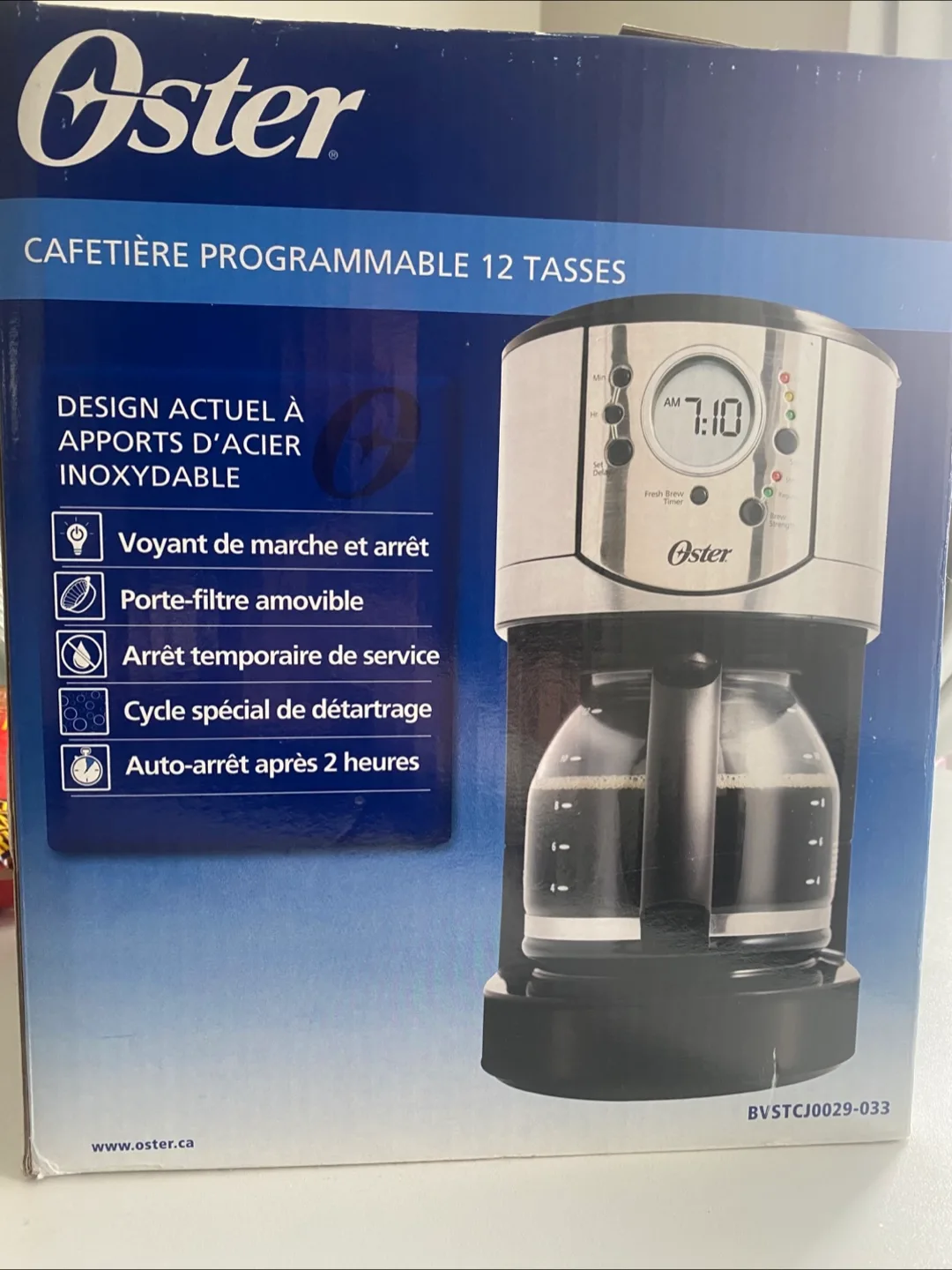 Oster 12-Cup Programmable Coffee Maker