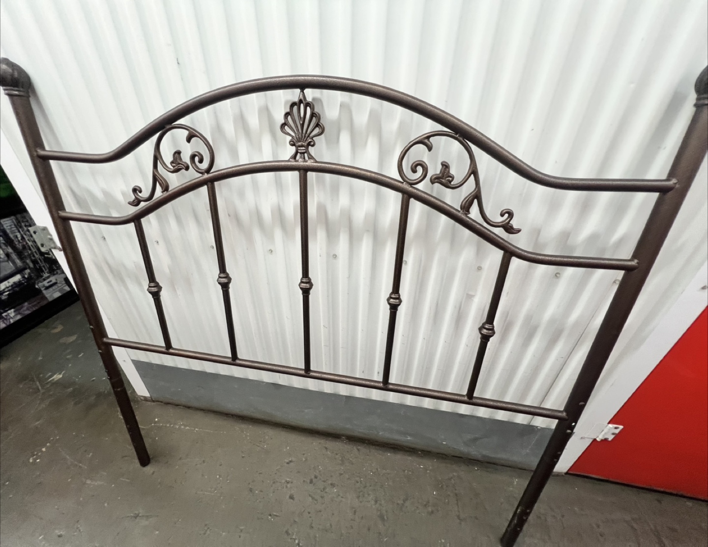 Metal Headboard - Brown - photo 4
