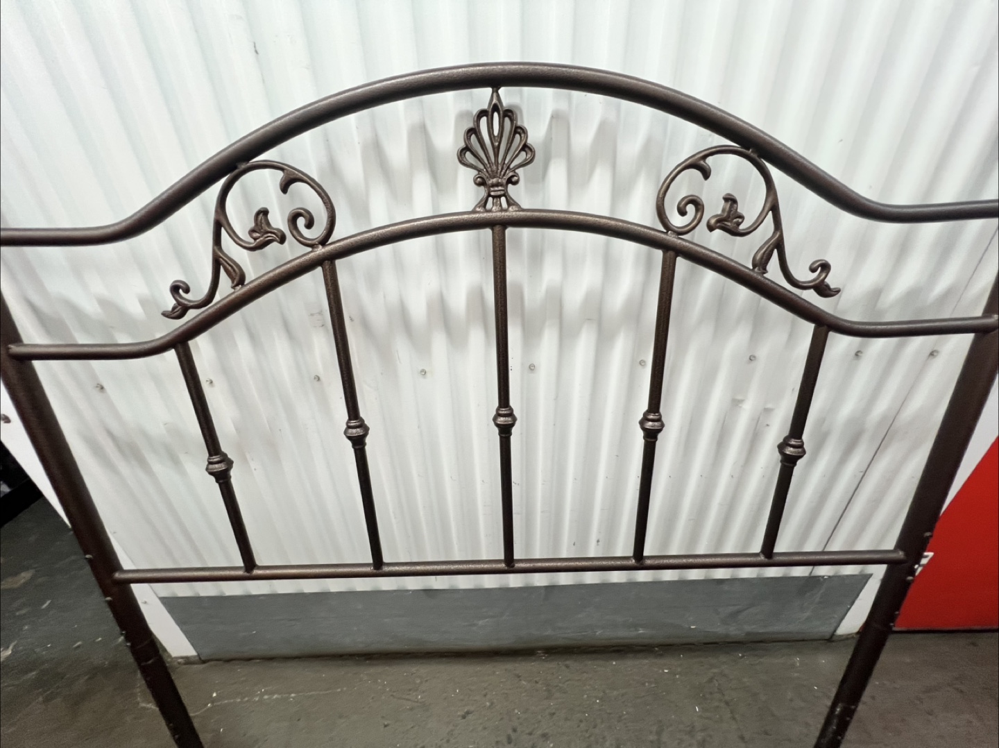 Metal Headboard - Brown