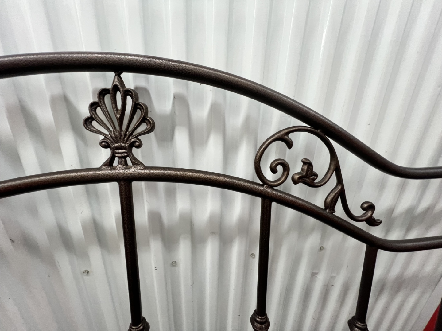 Metal Headboard - Brown - photo 2
