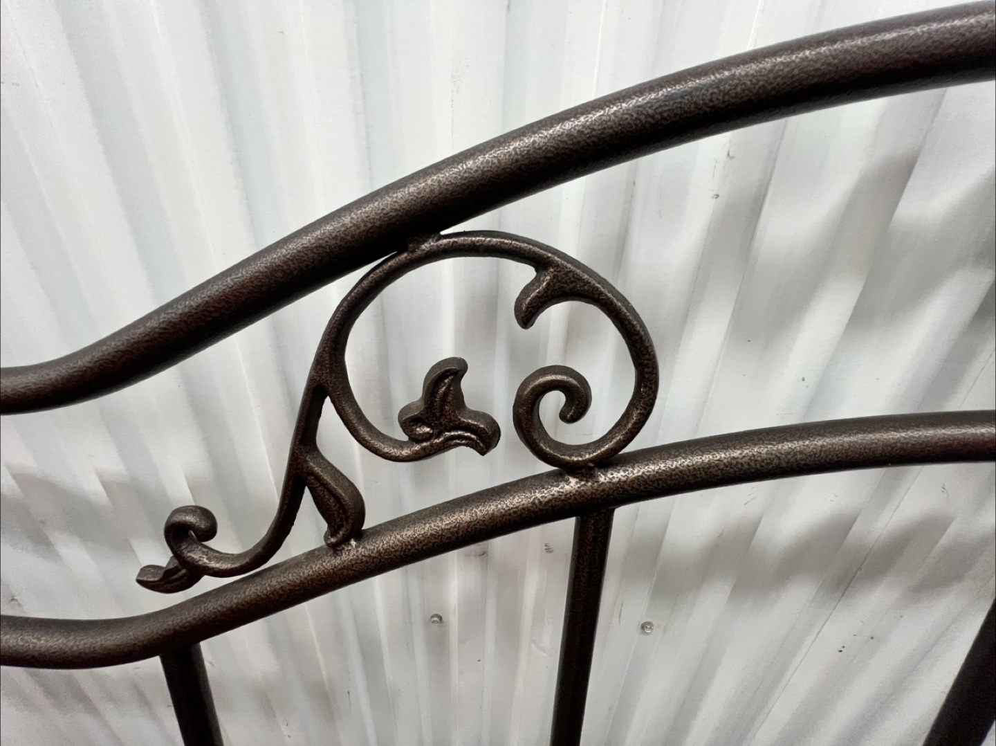 Metal Headboard - Brown - photo 3