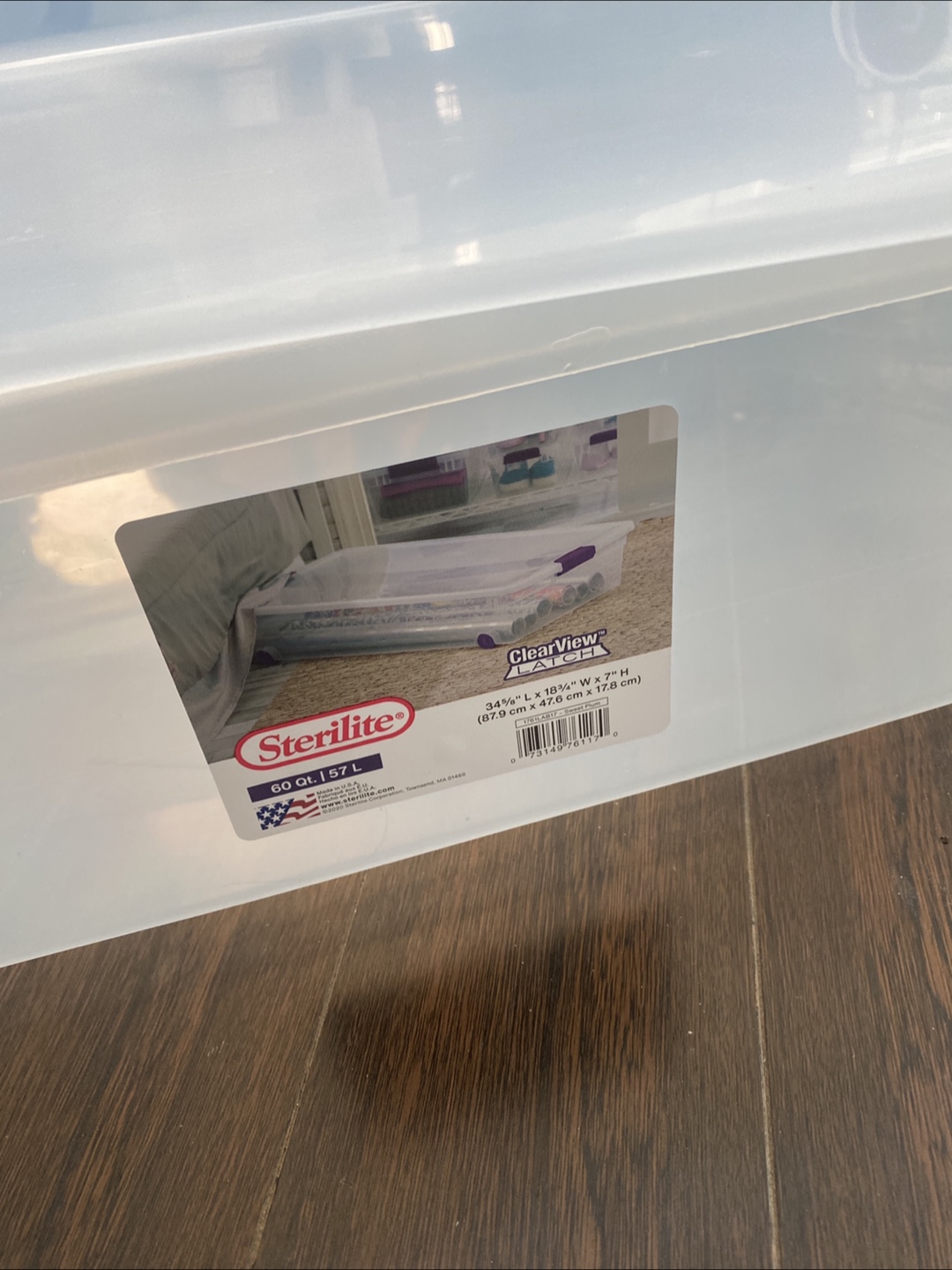 Sterilite 60 Qt ClearView Latch Box - photo 2