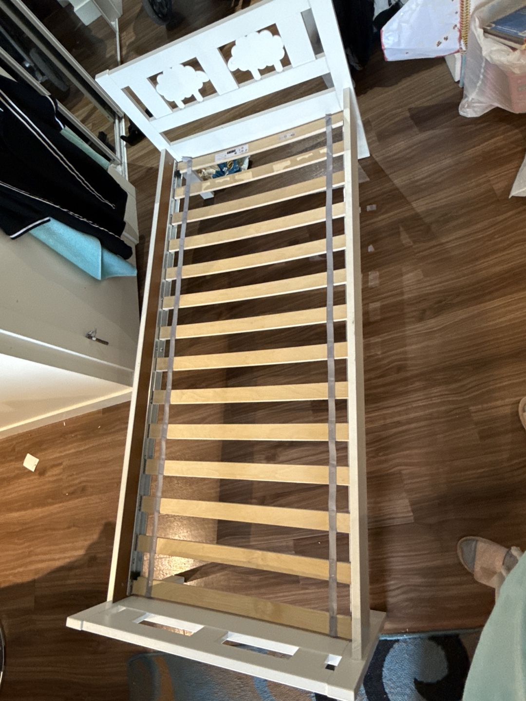 Ikea Kritter White Bed Frame