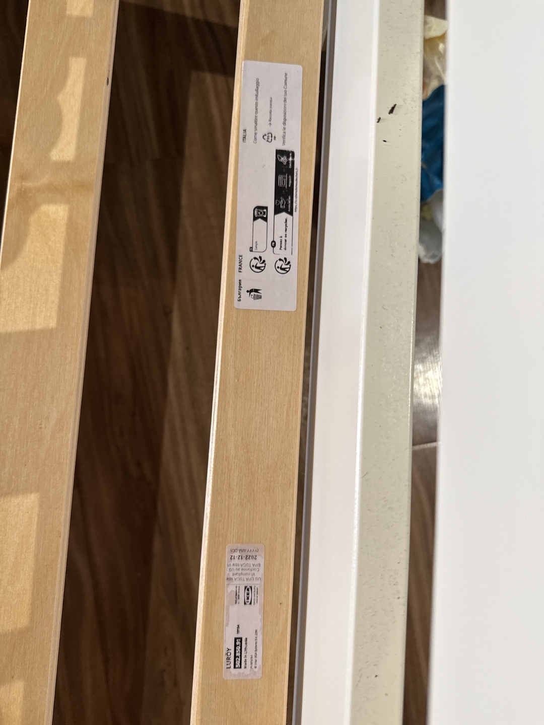 Ikea Kritter White Bed Frame - photo 2
