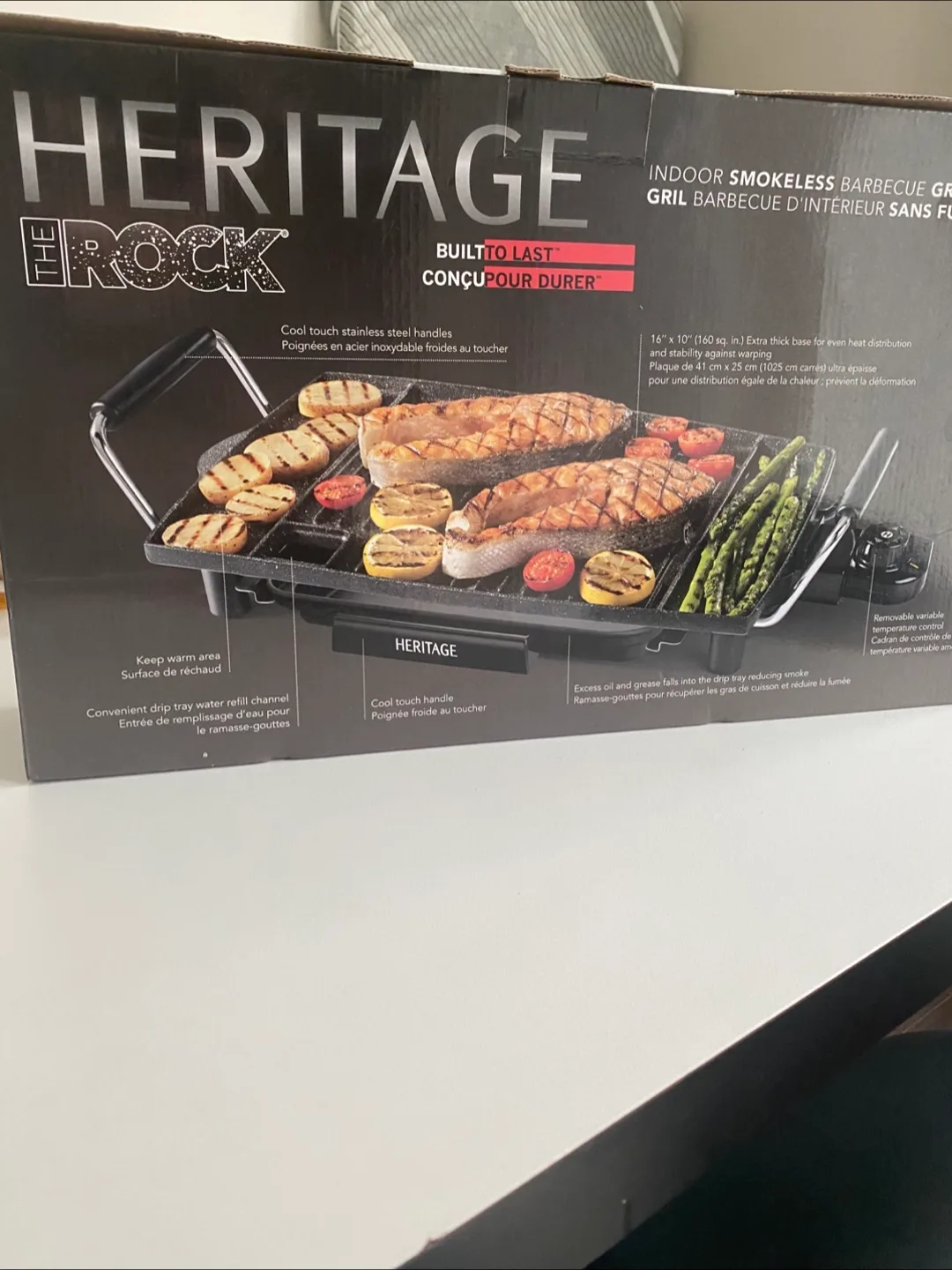 The Rock Heritage Smokeless Indoor Grill