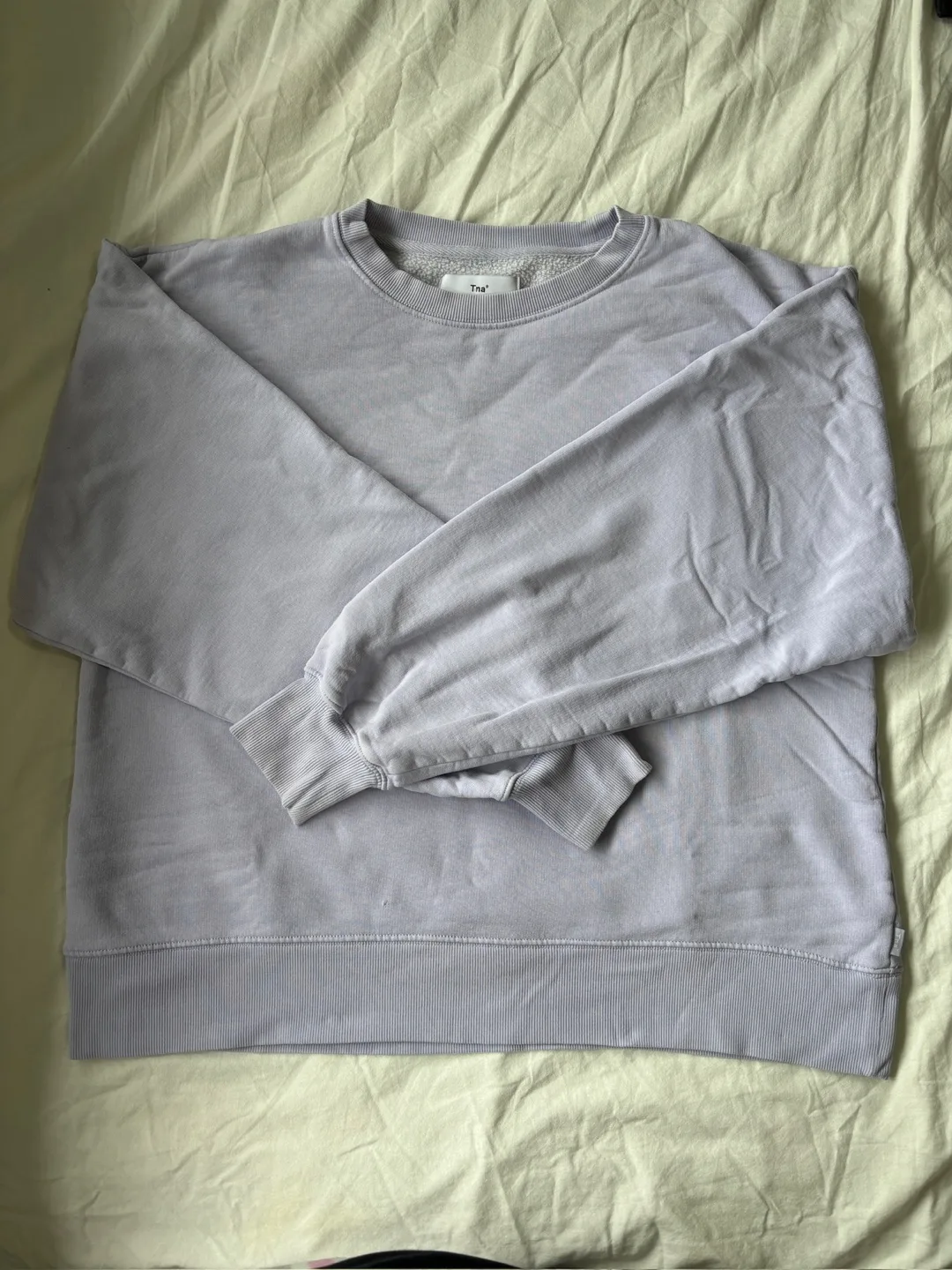 Tna Lilac Crewneck Sweatshirt - Size 2 thumbnail