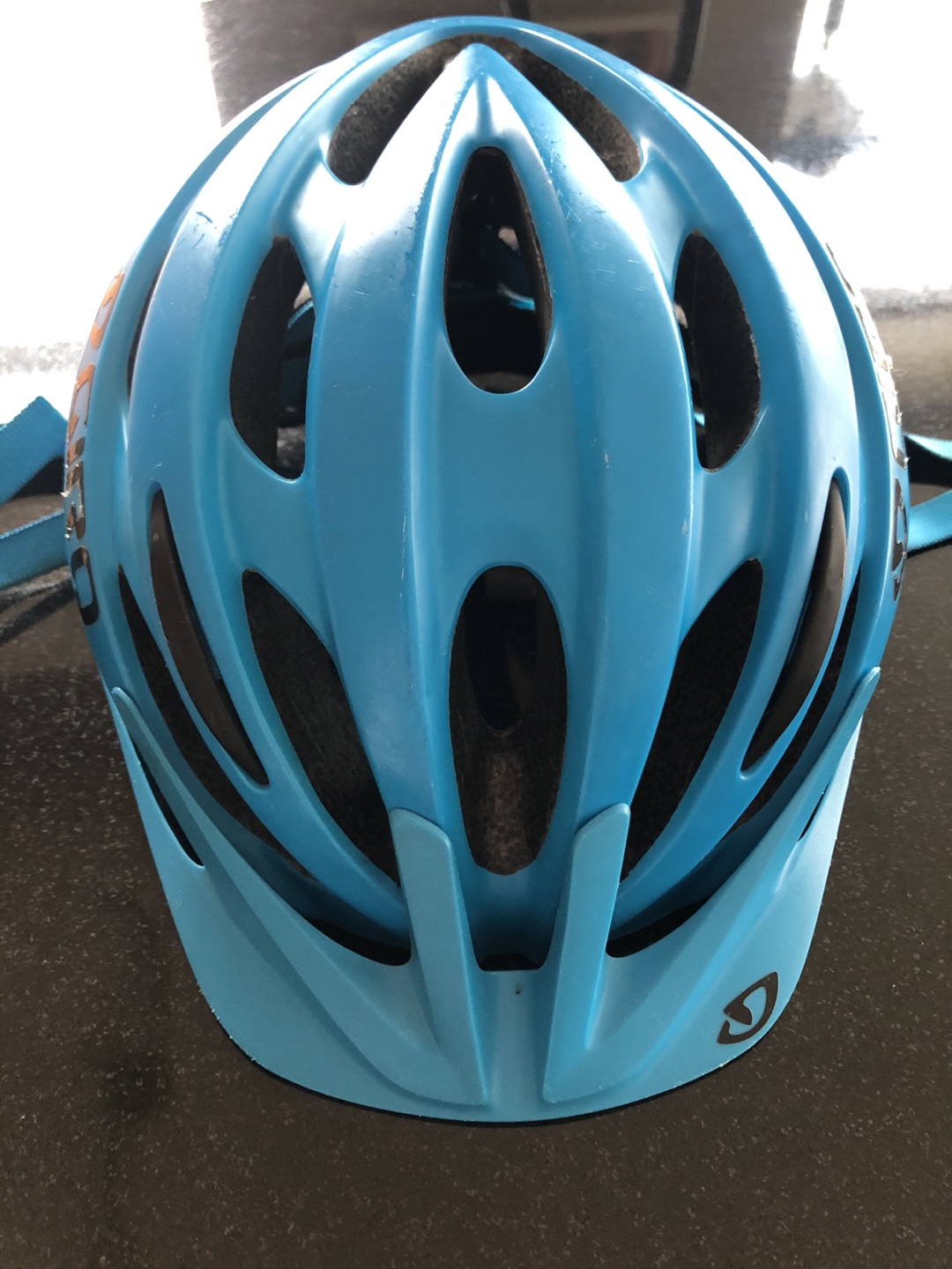 Kids Adjustable Blue Bike Helmet (Giro, 6-12 y o)