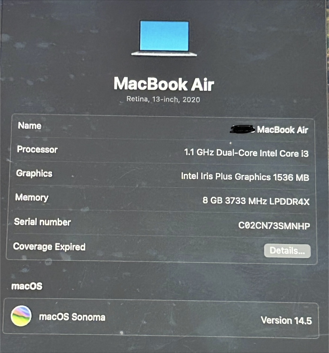 MacBook Air 13-inch, 2020 - photo 3