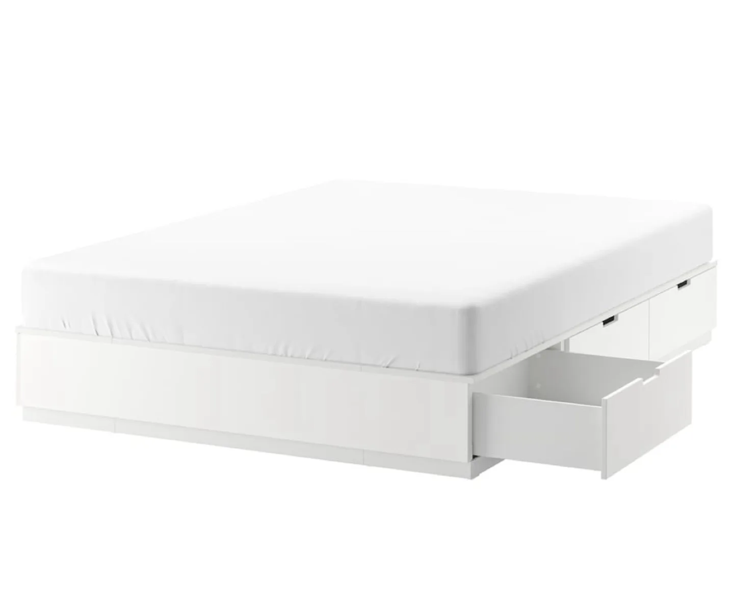 IKEA NORDLI Queen Bed with Storage + Headboard image indicator(4)