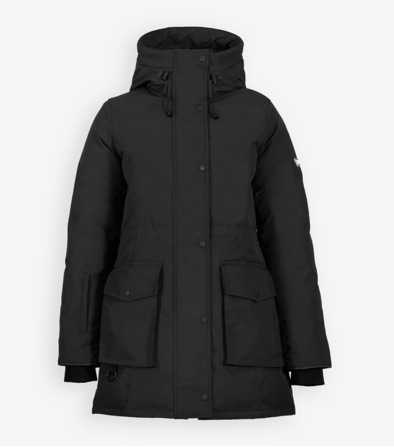 Wuxly Black Parka