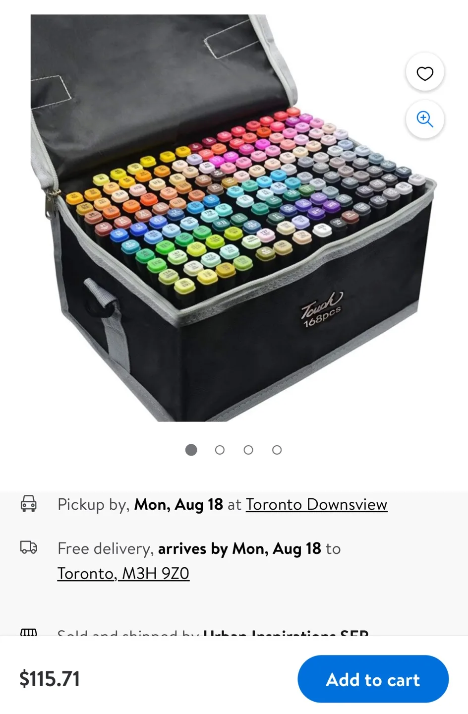 Aedaga/ Touch Alcohol Markers 168 Colors image indicator(2)