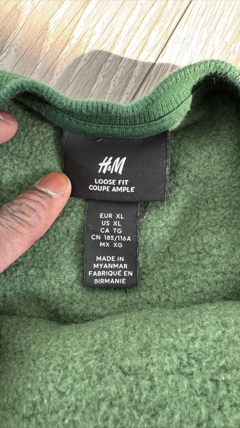 H&M Queens Green Sweatshirt - XL - photo 5