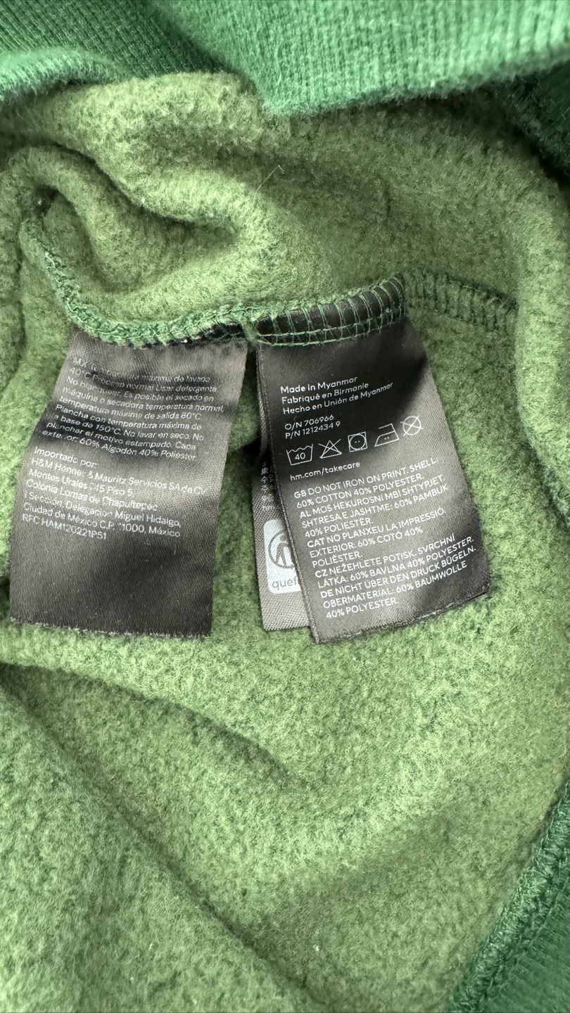 H&M Queens Green Sweatshirt - XL - photo 4
