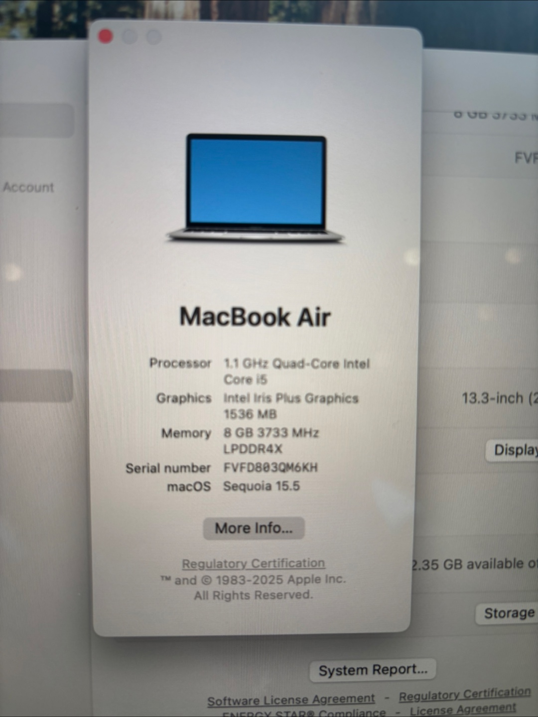 MacBook Air 2018 Core i5, 8GB Memory - photo 4