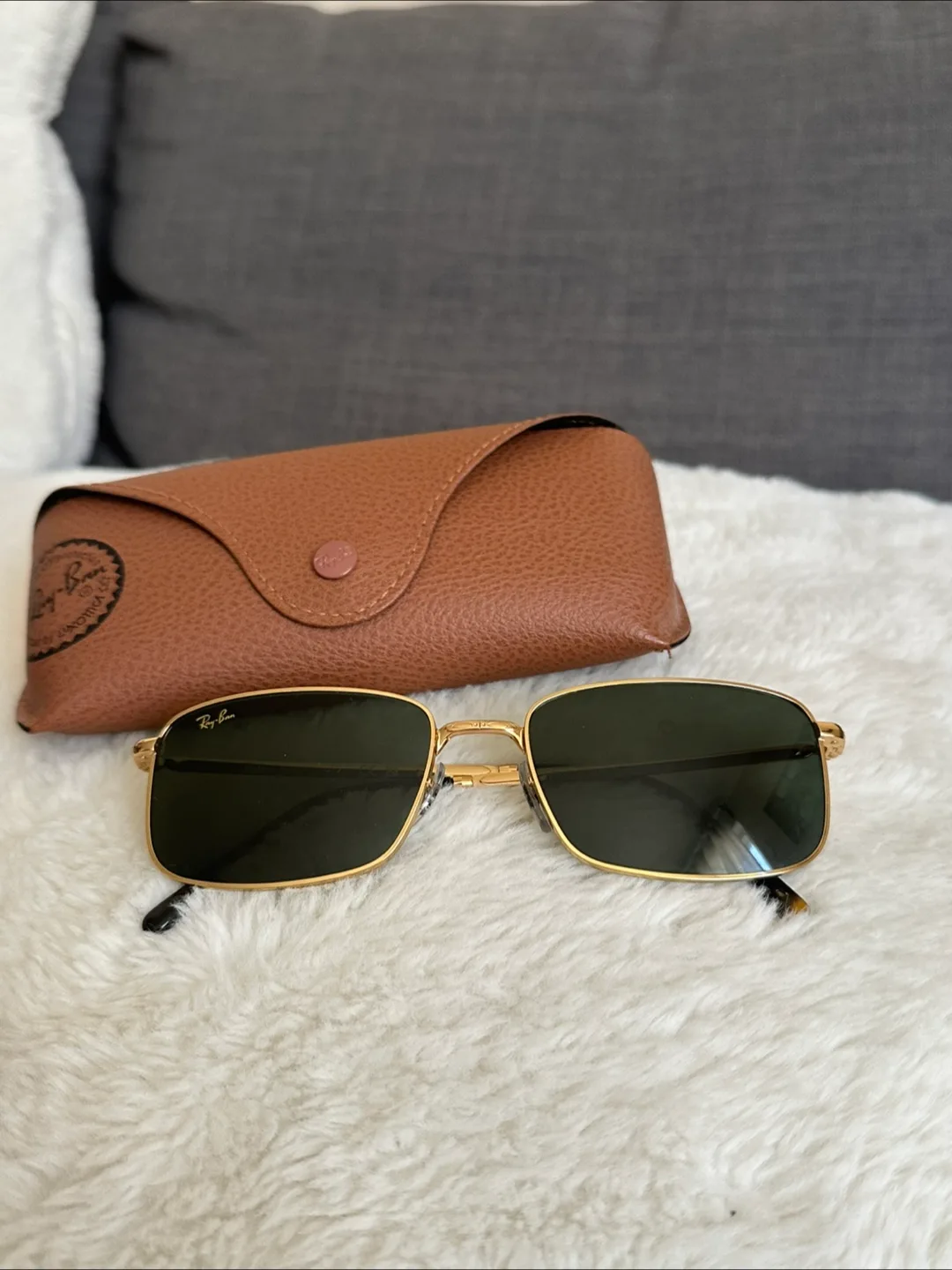 Ray-Ban RB3717 Gold Sunglasses thumbnail
