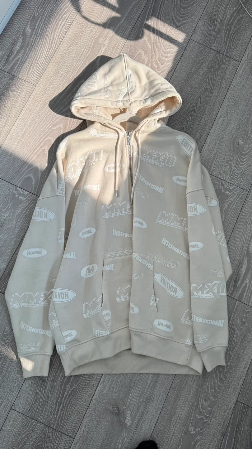 Homme Man International Racing Zip-Up Hoodie - Size M thumbnail