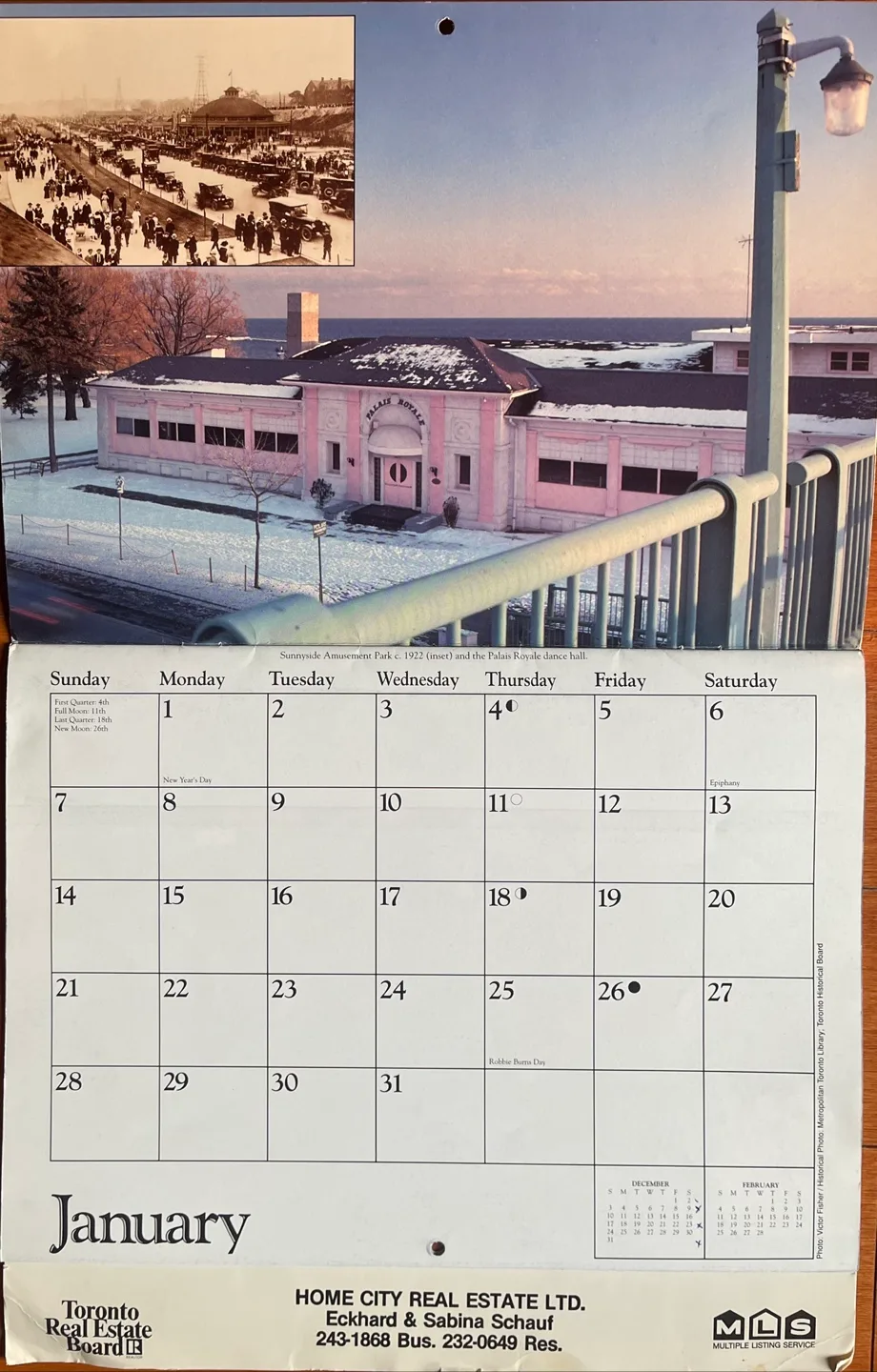 Calendar Toronto of the 90s compared to  1900s image indicator(3)