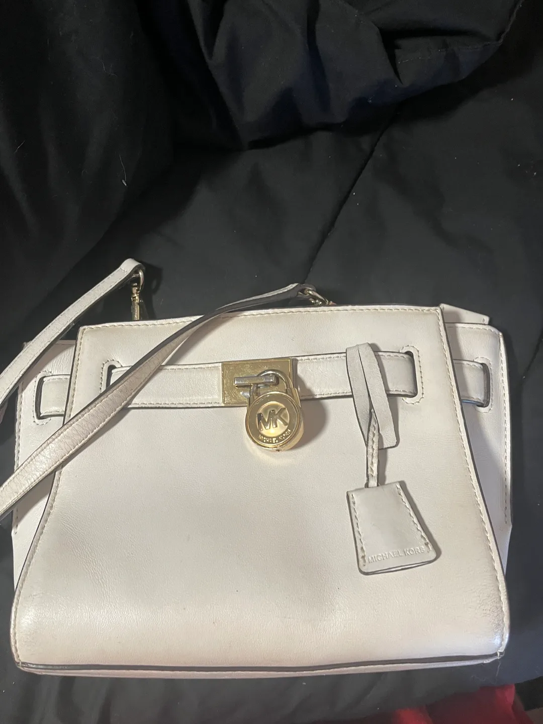 Michael Kors White Leather Handbag thumbnail